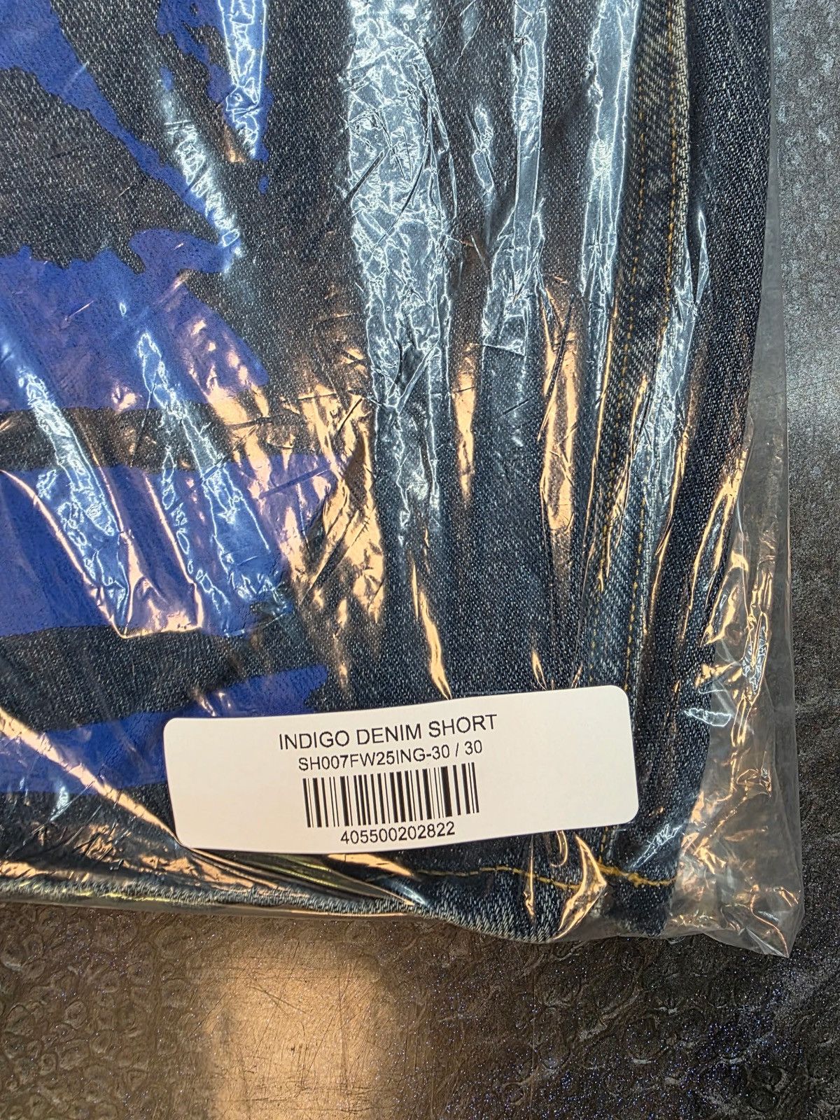 Sp5der Sp5der Indigo Beluga Denim Shorts Size US 30 / EU 46 - 6 Thumbnail