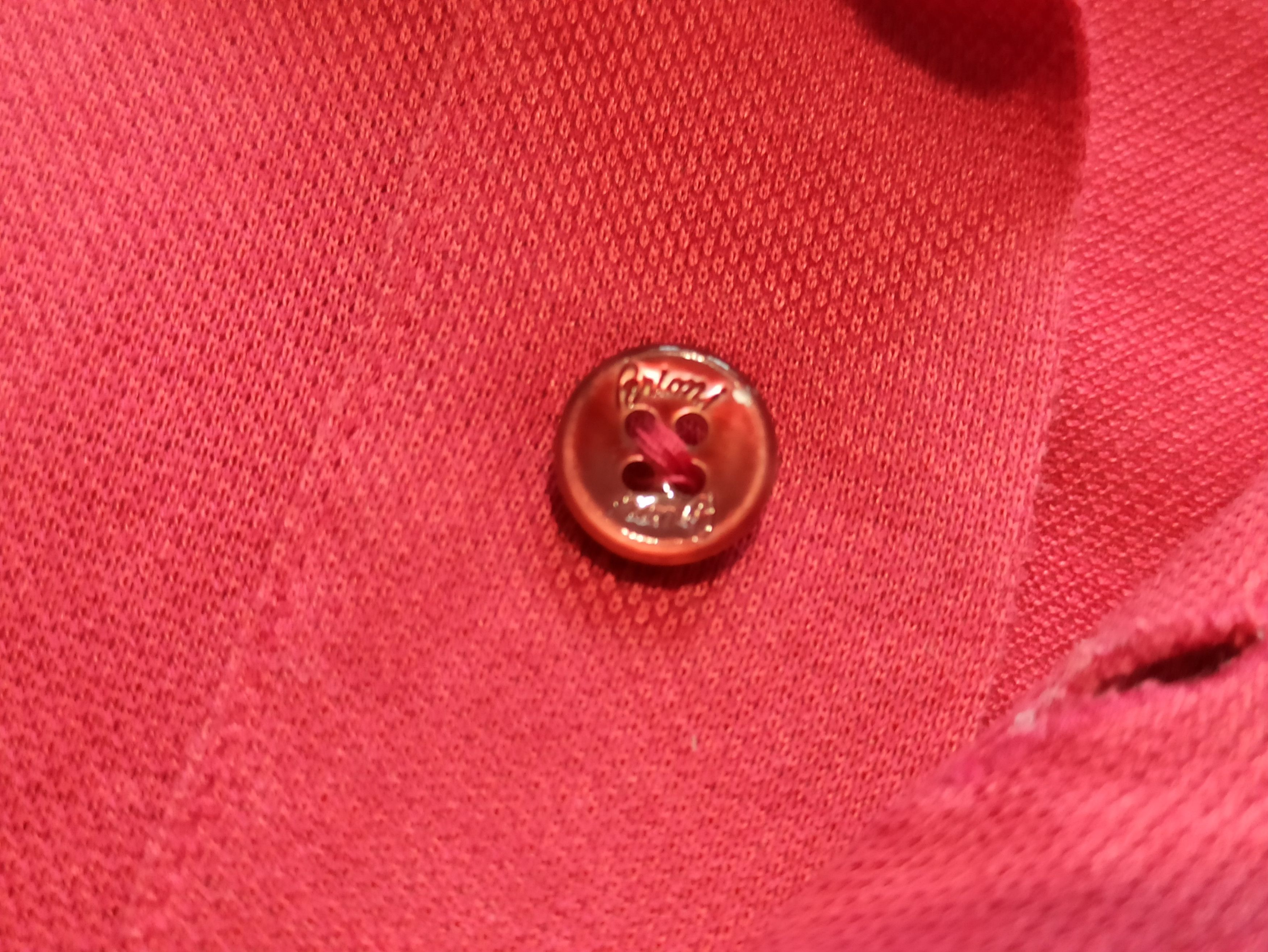 Brioni Brioni Luxury Polo Shirt Red Pique Cotton Size US M / EU 48-50 / 2 - 4 Thumbnail