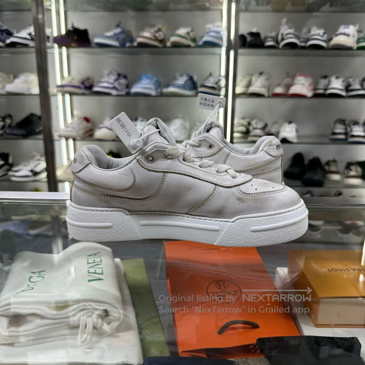 Miu Miu Miu Miu Worn-out sneakers Size US 7 / IT 37 - 4 Thumbnail