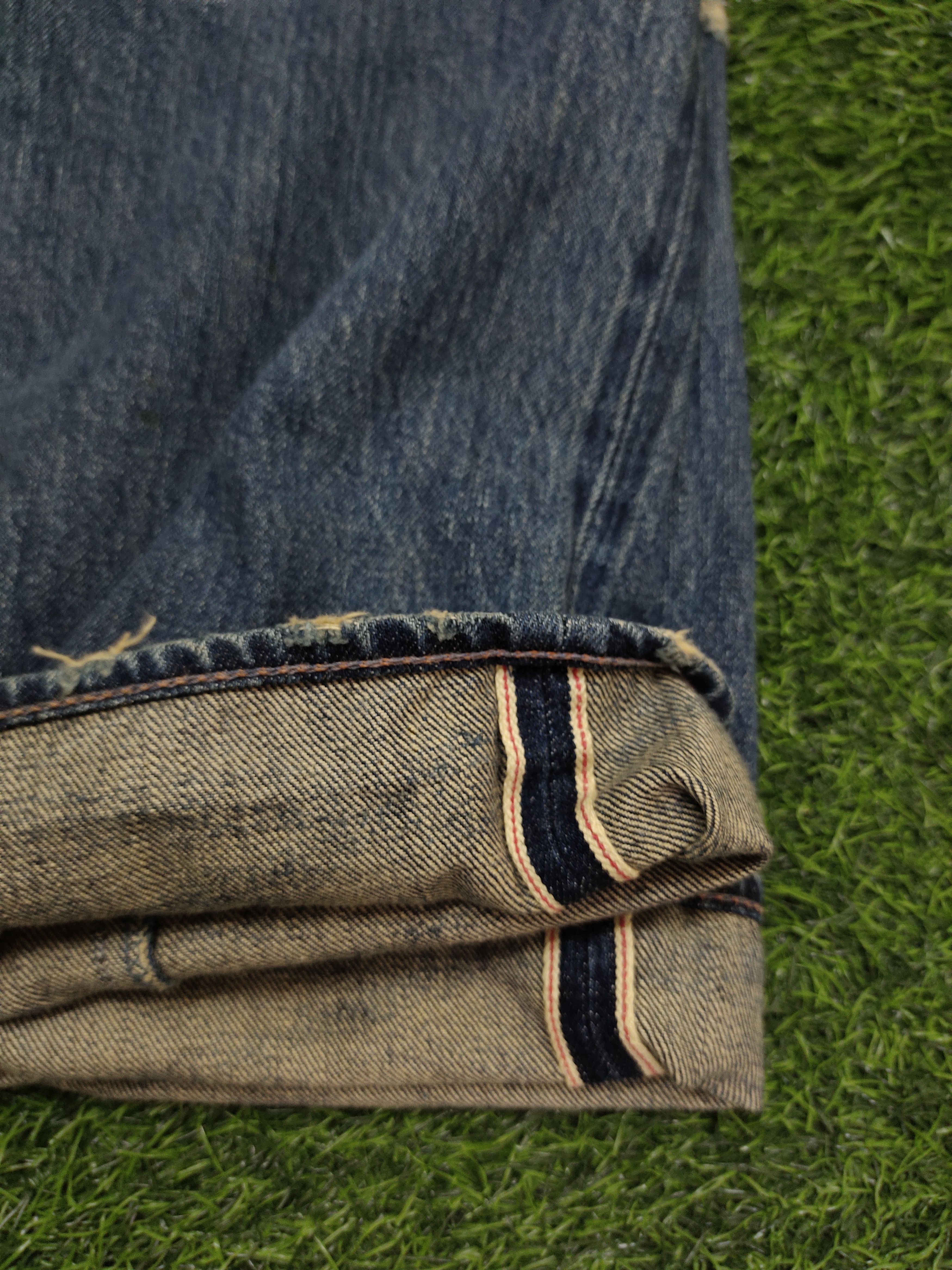 GOA Vintage GOA Clawmark Distress Selvedge Denim Jeans Size US 32 / EU 48 - 21 Thumbnail