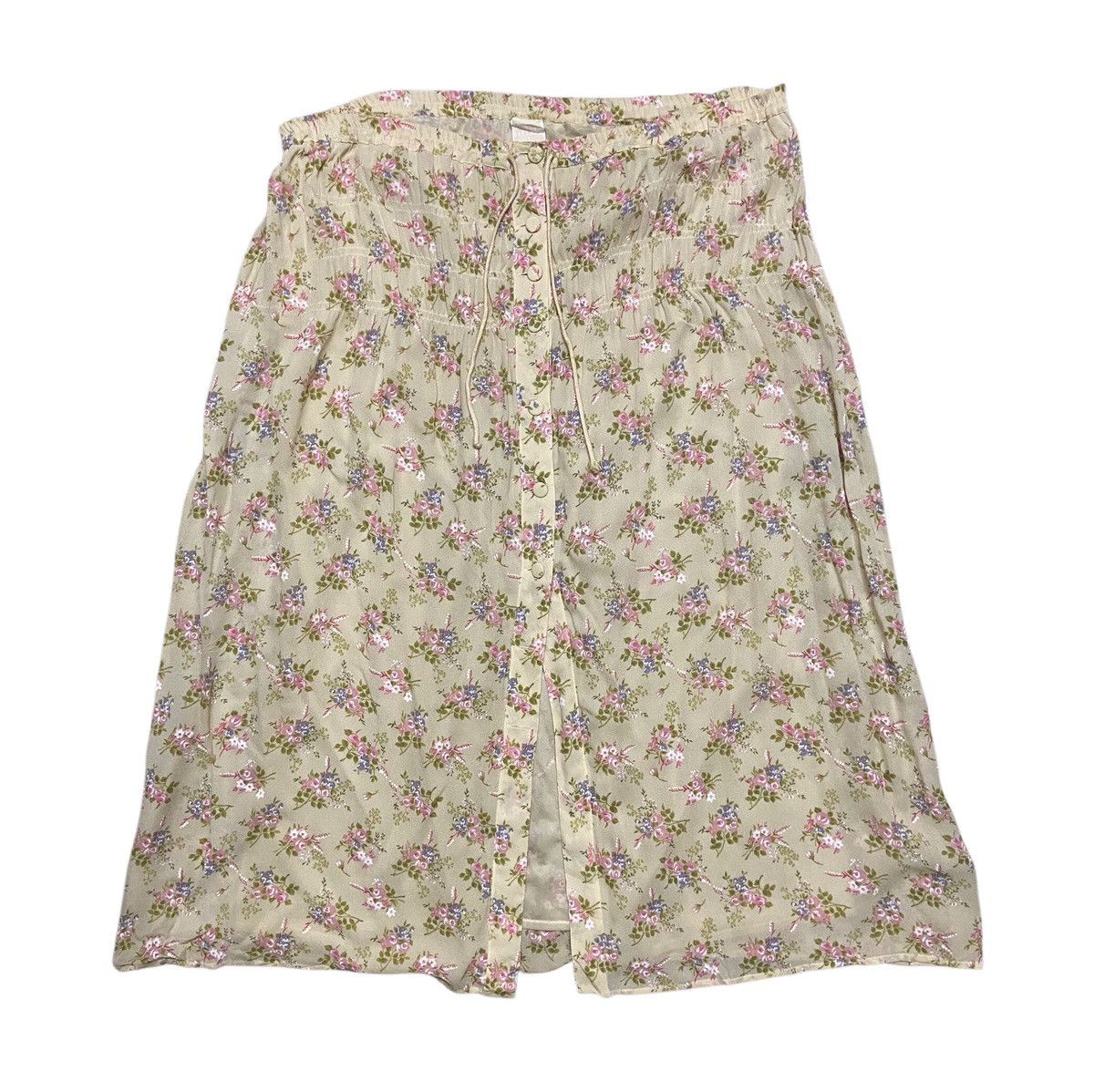 Designer × Krizia × Krizia Uomo Krizia Poi Floral Maxi Skirt Size 40" / US 18 - 1 Thumbnail