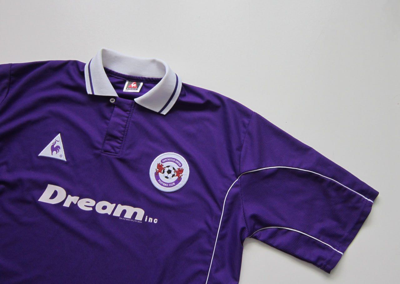 Le Coq Sportif Harchester United 2000-2001 Soccer Jersey TV Serial Vintage Size US XL / EU 56 / 4 - 3 Thumbnail