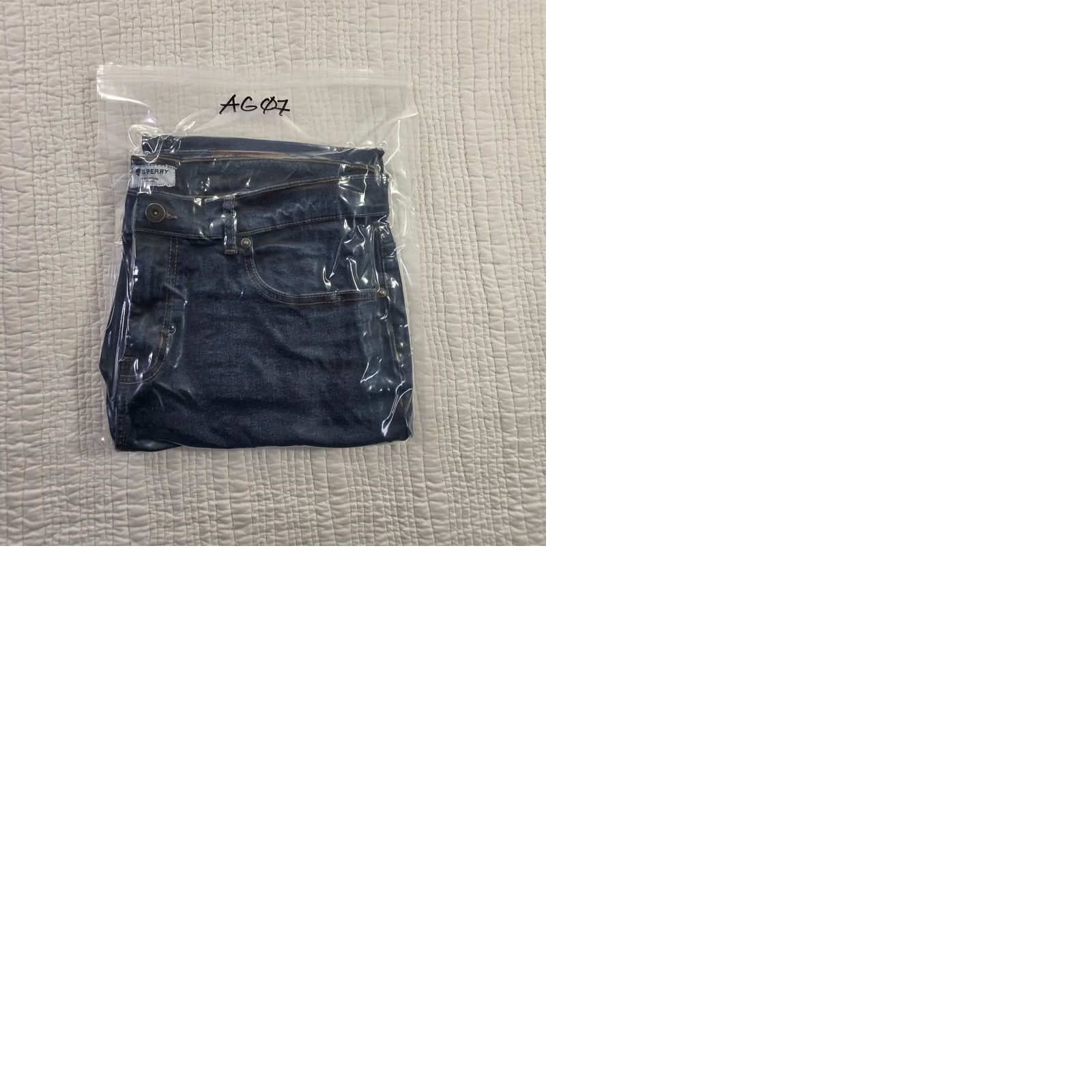 Sperry Sperry Jeans Mens 36x29 Blue Straight Leg Denim Pants Cotton Blend Dark Wash EUC Size US 36 / EU 52 - 10 Thumbnail