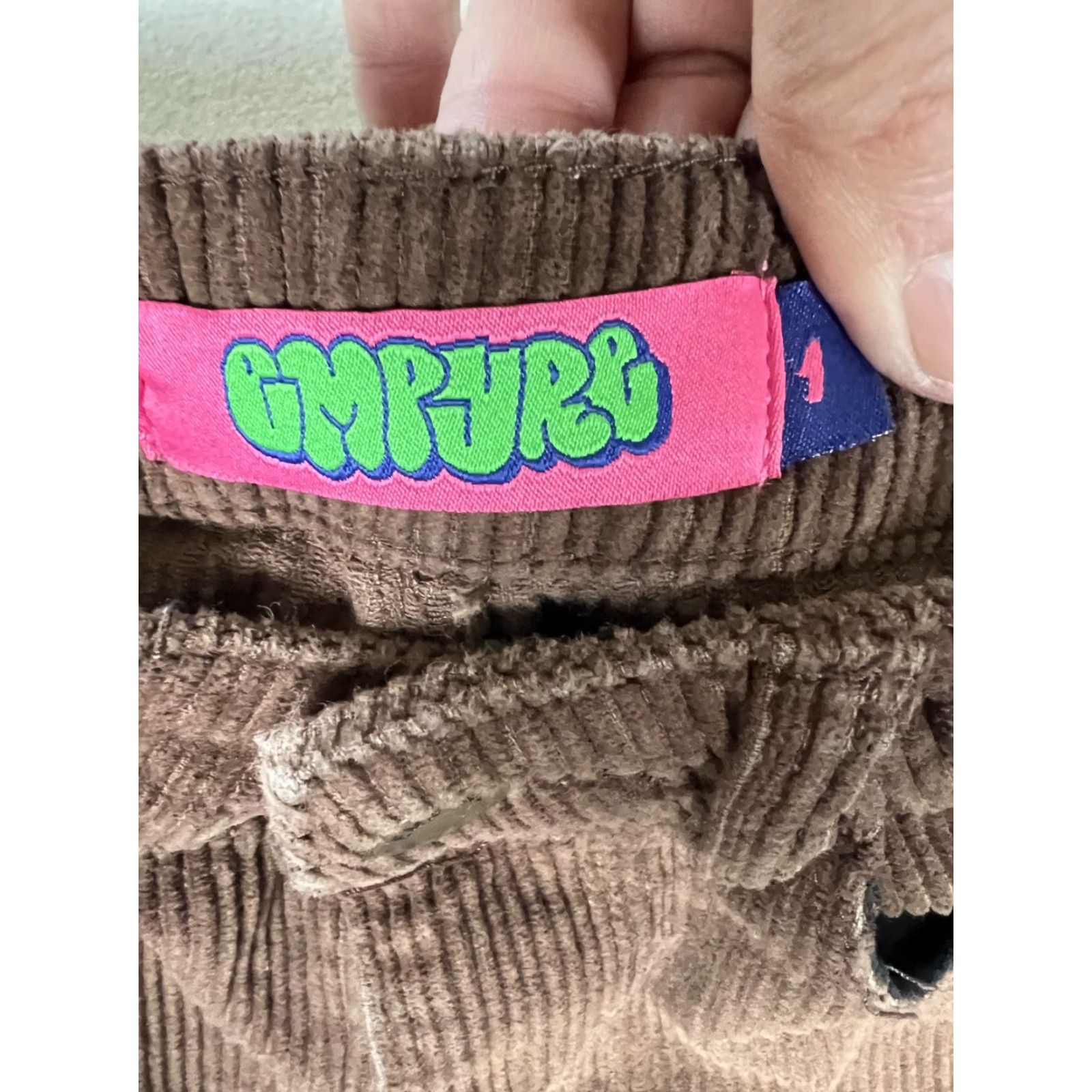 Empyre Empyre Cargo Pants Women's 1 Brown Corduroy Pants Y2K Baggy Chino Straight Pockets 30in Inseam Juniors Teens Twill Zip Brown Mens? Size 30" / US 8 / IT 44 - 4 Thumbnail