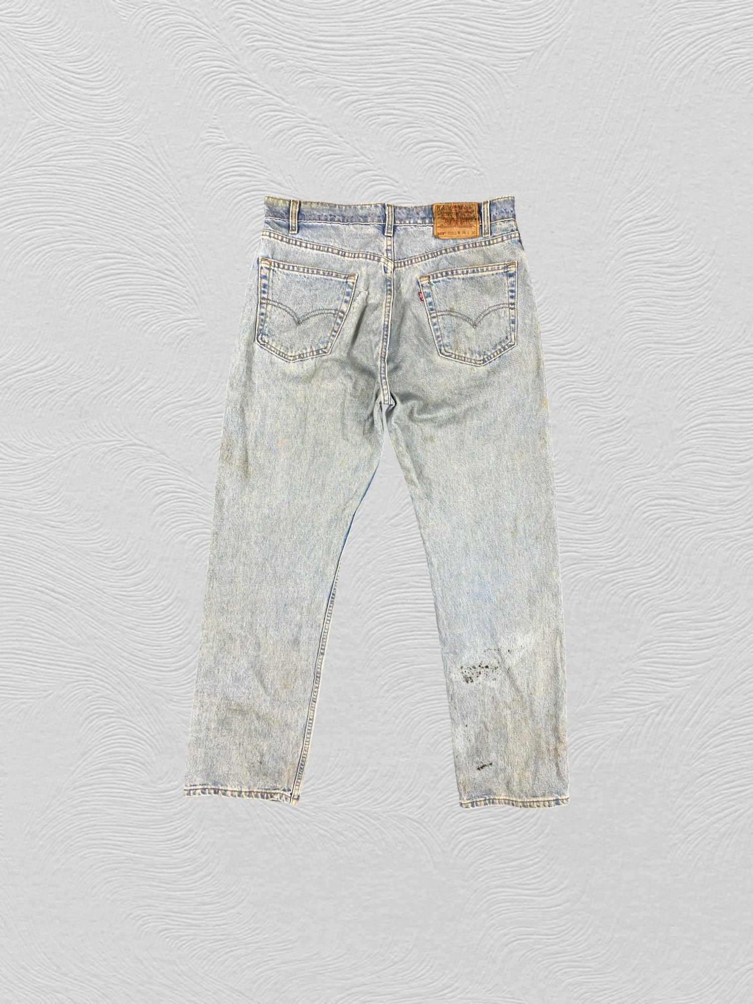 Levi's Light Blue Wash Vintage Levi's 505 35x31 Denim -JN1297 Size US 35 - 2 Thumbnail