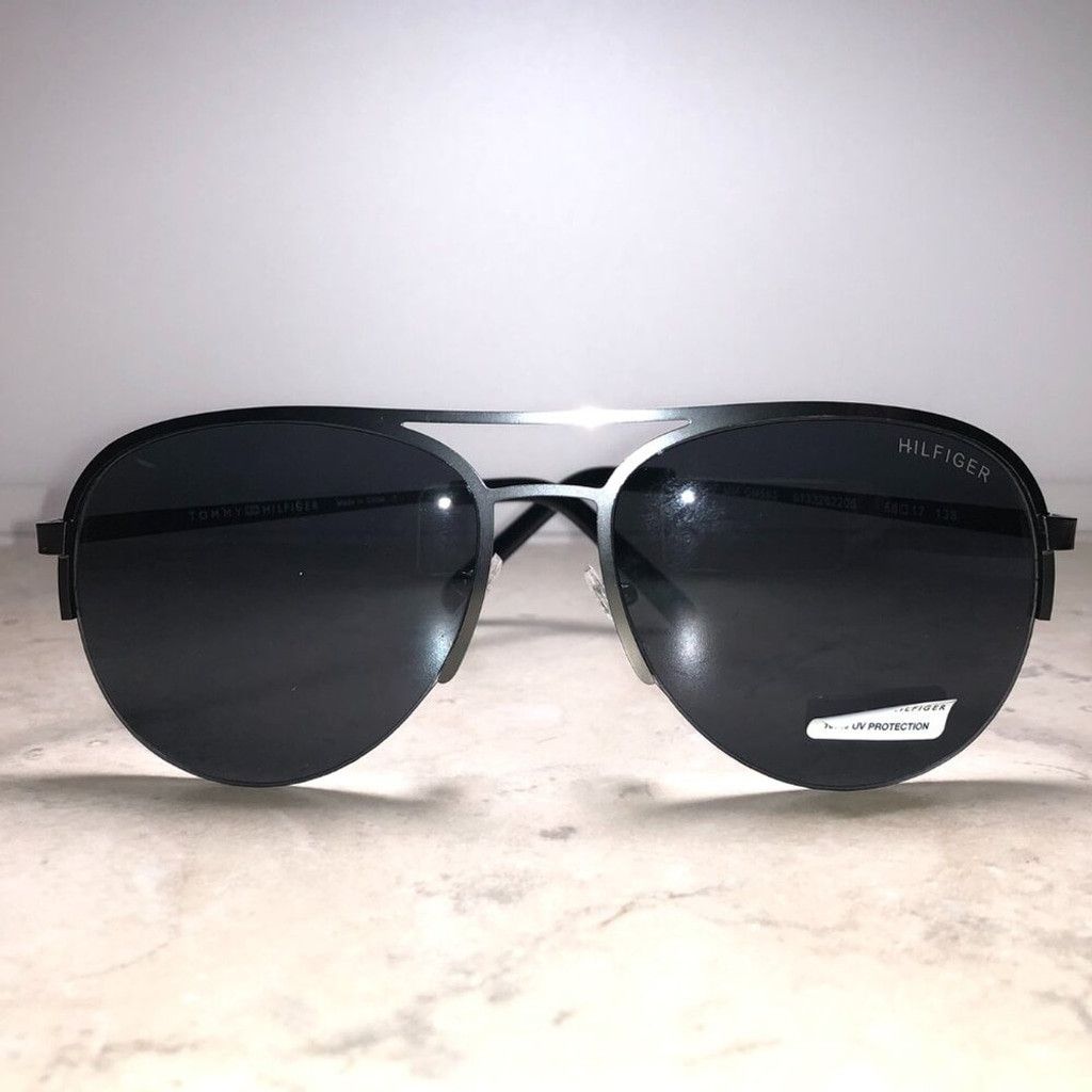 Tommy Hilfiger Tommy Hilfiger Black Aviator Sunglasses Size ONE SIZE - 5 Thumbnail