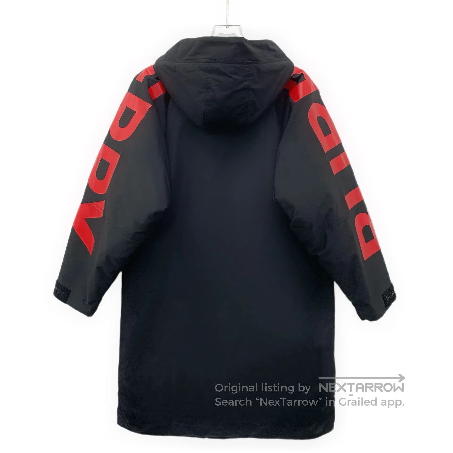 Burberry Burberry size 12y Black side logo lettered print hooded zi Size US M / EU 48-50 / 2 - 2 Thumbnail
