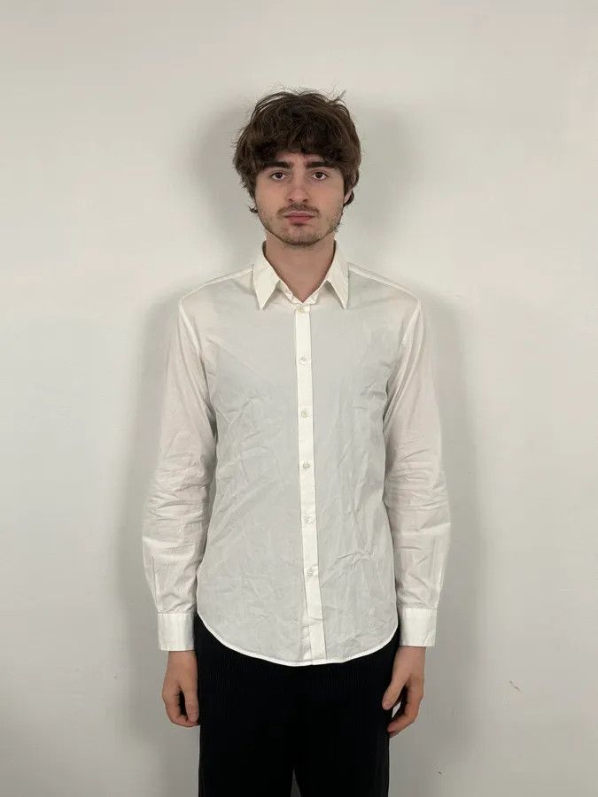 Acne Studios SS2008 Acne Studios White Minimalist Classy Shirt Size US S / EU 44-46 / 1 - 2 Thumbnail