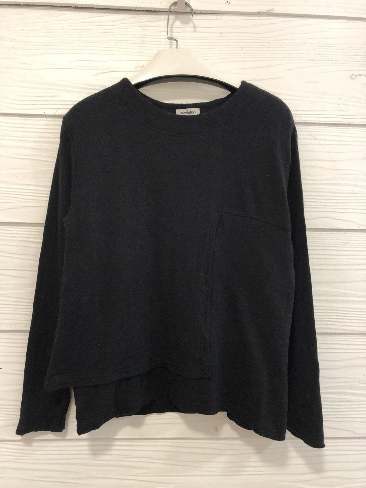 image of Plantation Issey Miyake Wools Shirt in Black, Men's (Size Medium)