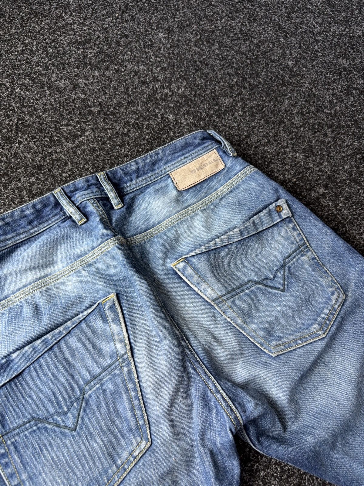 Diesel Vintage 00s Y2K Diesel Luxury Krooley Denim pants Jeans Size US 30 / EU 46 - 19 Thumbnail