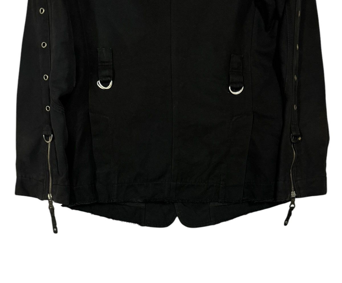 Diesel × Diesel Black Gold Diesel Bondage Black Blazer Jacket Multipocket Size 40R - 15 Thumbnail
