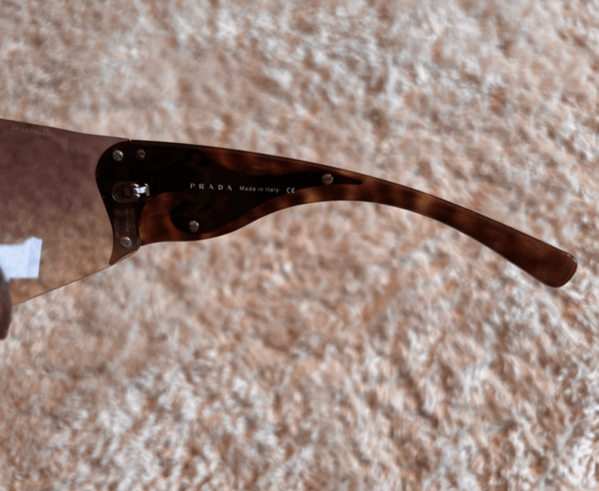 Prada PRADA Sunglasses Flame 2004 Star Mask Fire Chrome Silver Size ONE SIZE - 3 Thumbnail