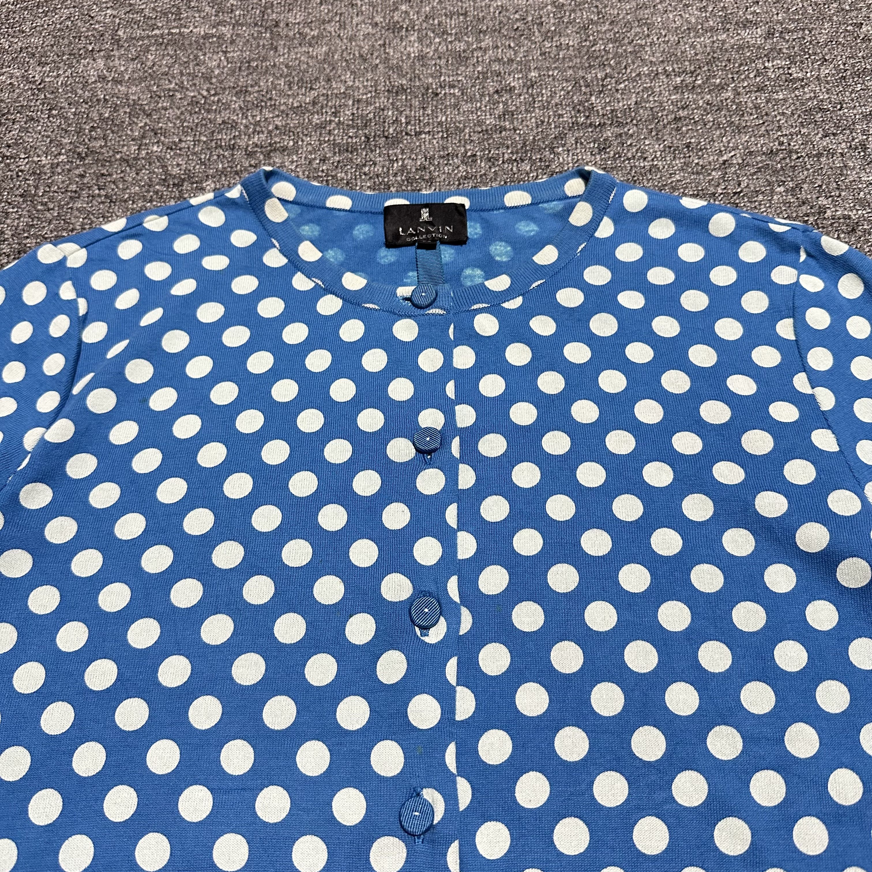 Lanvin Lanvin Polkadot Knitwear Size S / US 4 / IT 40 - 2 Thumbnail