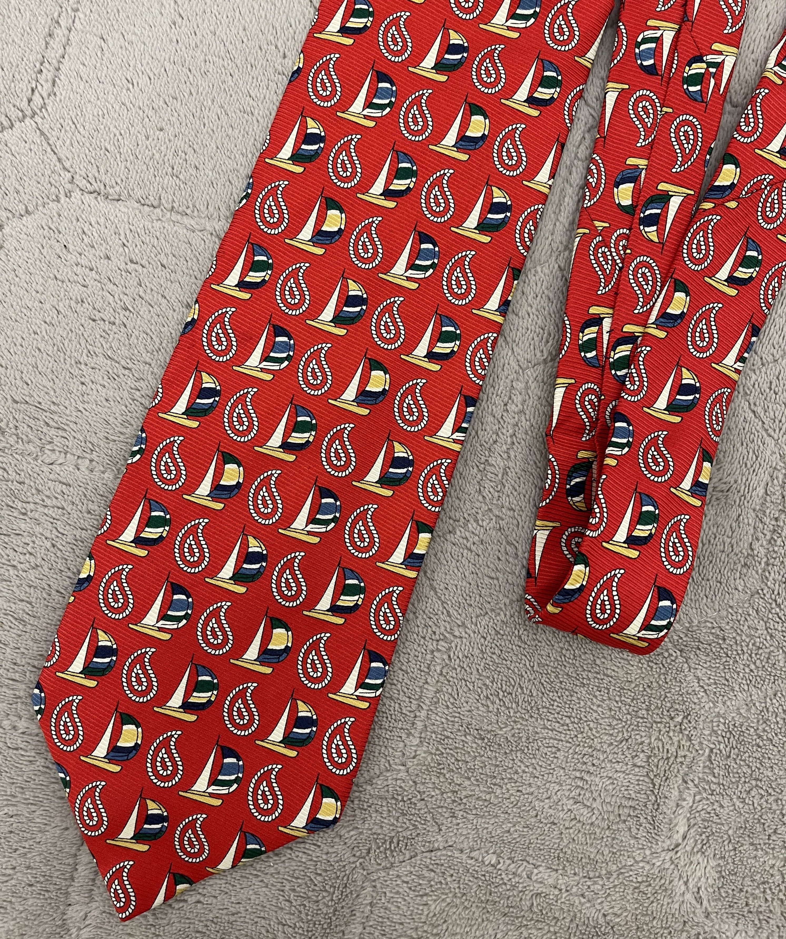 Carven × SHIPS × Vintage CARVEN PARIS Vintage Tie Ships Size ONE SIZE - 4 Thumbnail