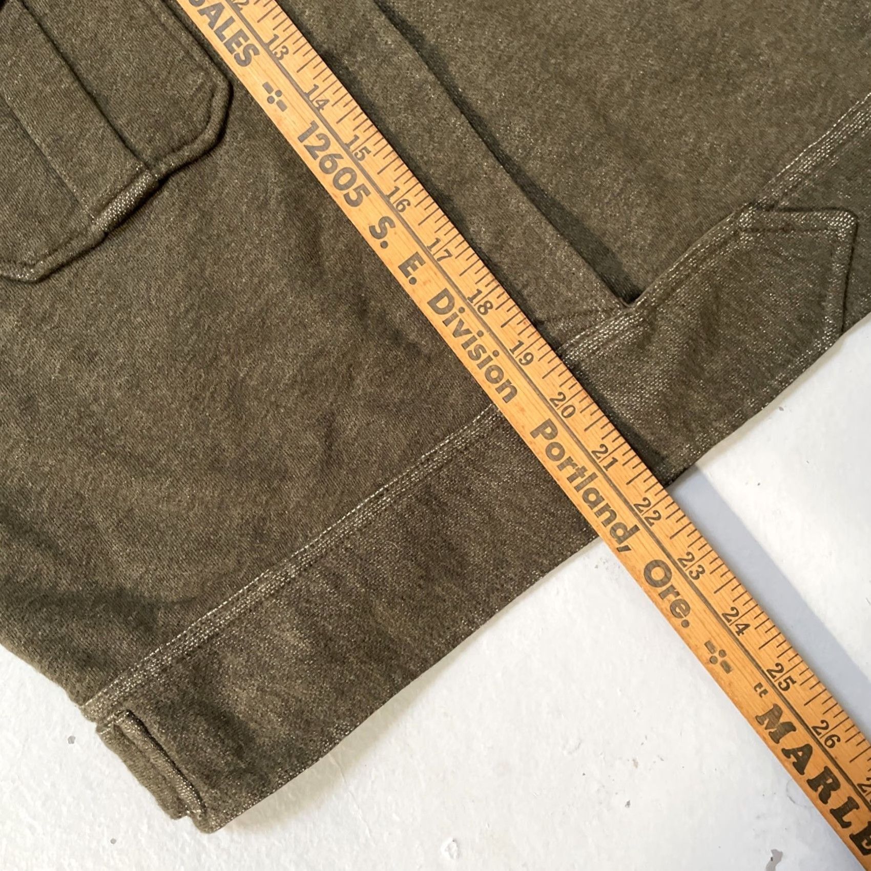Vintage Denim & Supply Ralph Lauren Women’s Vintage Military Style Army Officer Vest L Green Army 40s 30s Americana Heritage Captain Field Womens Size L / US 10 / IT 46 - 6 Thumbnail