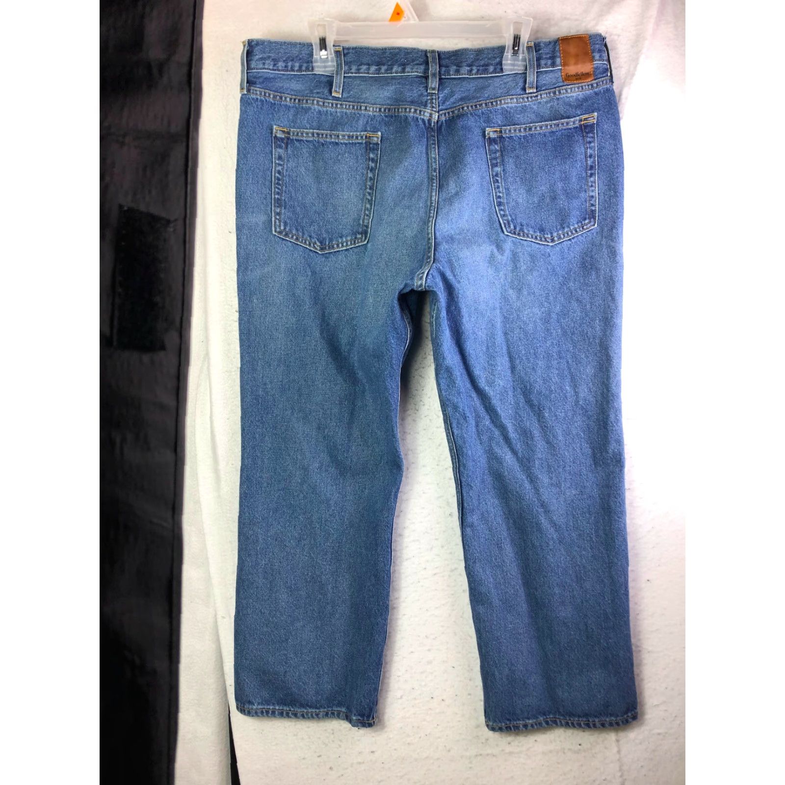 Vintage Goodfellow Relaxed Mid Rise Straight Leg Mens Size 40x30 Blue Denim Jeans Size US 40 / EU 56 - 5 Thumbnail