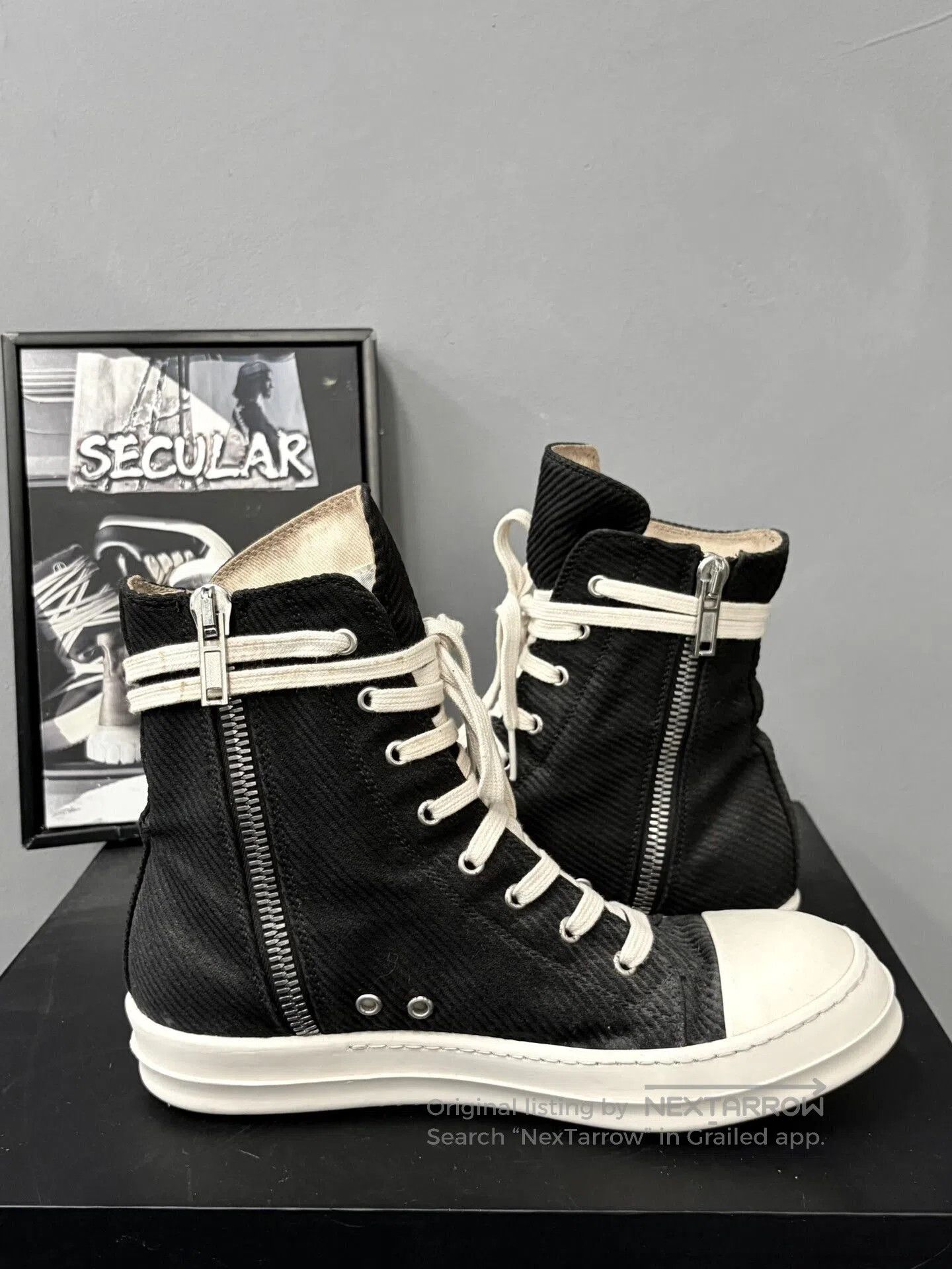 Rick Owens Drkshdw Rick Owens Drkshdw Canvas High. Size US 8.5 / EU 41-42 - 6 Thumbnail