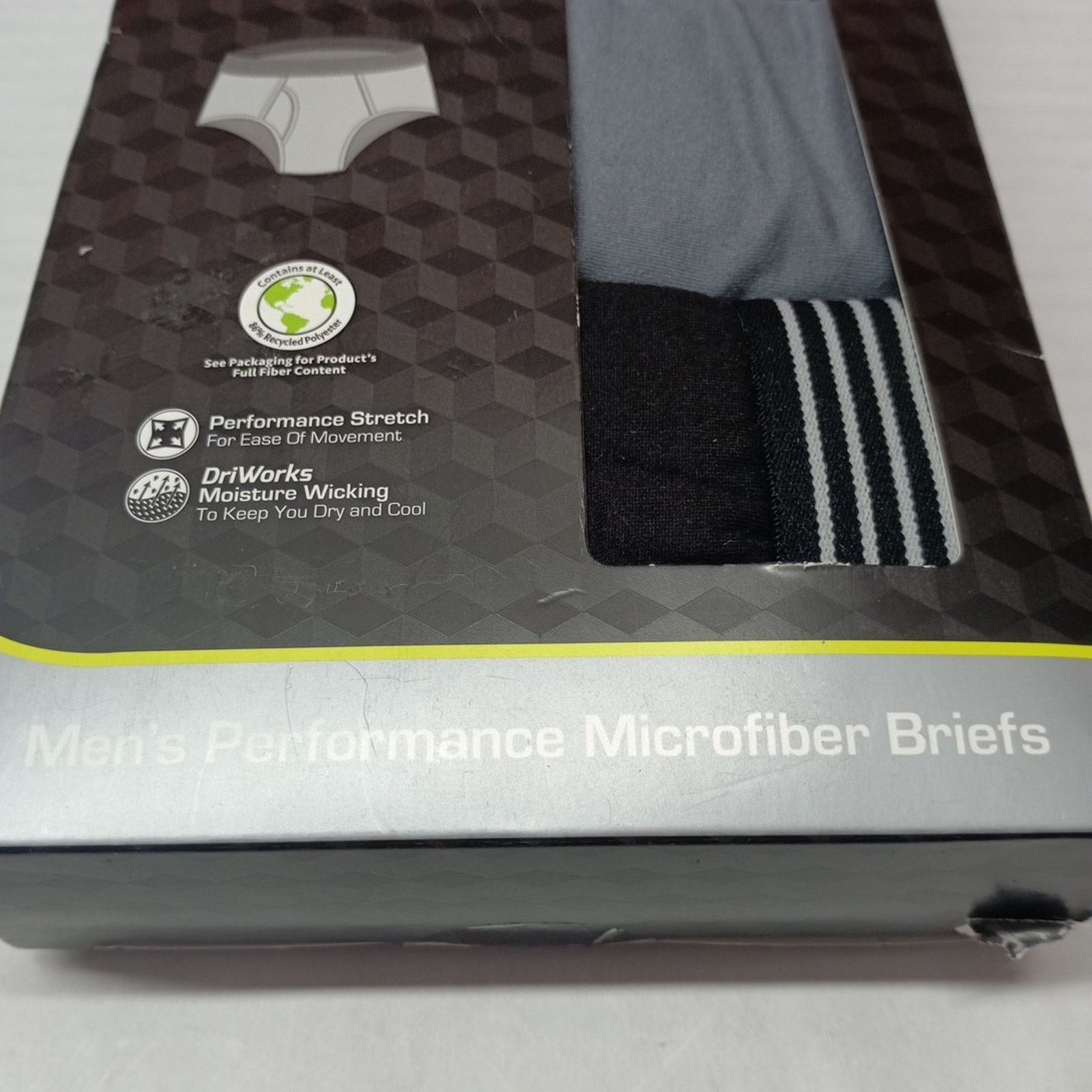 Athletic Works Men Athletic Works Microfiber Briefs 3 Pack Size 3XL (48-50) Size 46 - 3 Thumbnail