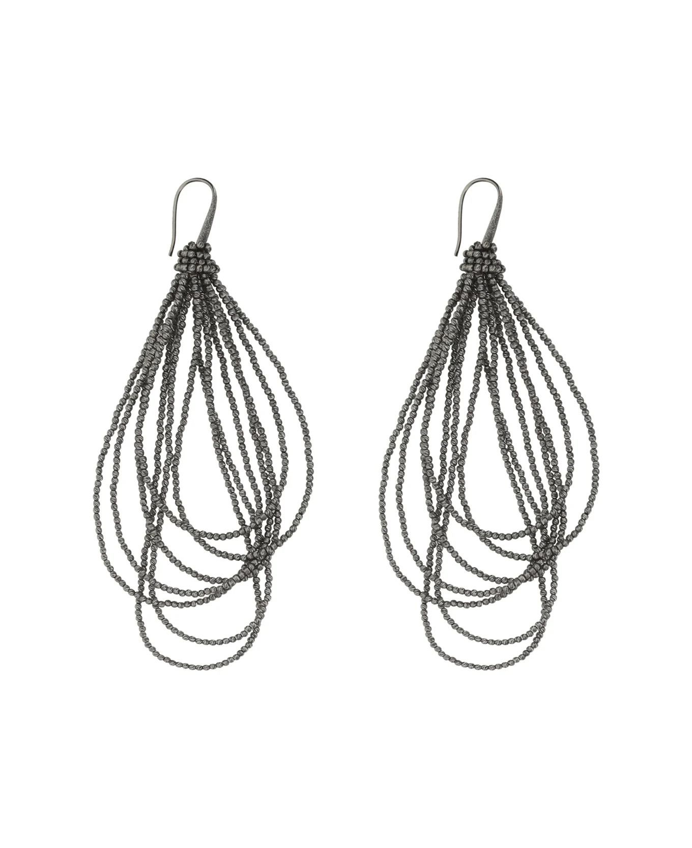 Brunello Cucinelli o1la1rc1a0425 Size: OS/ Earrings in Silver Size ONE SIZE - 2 Thumbnail