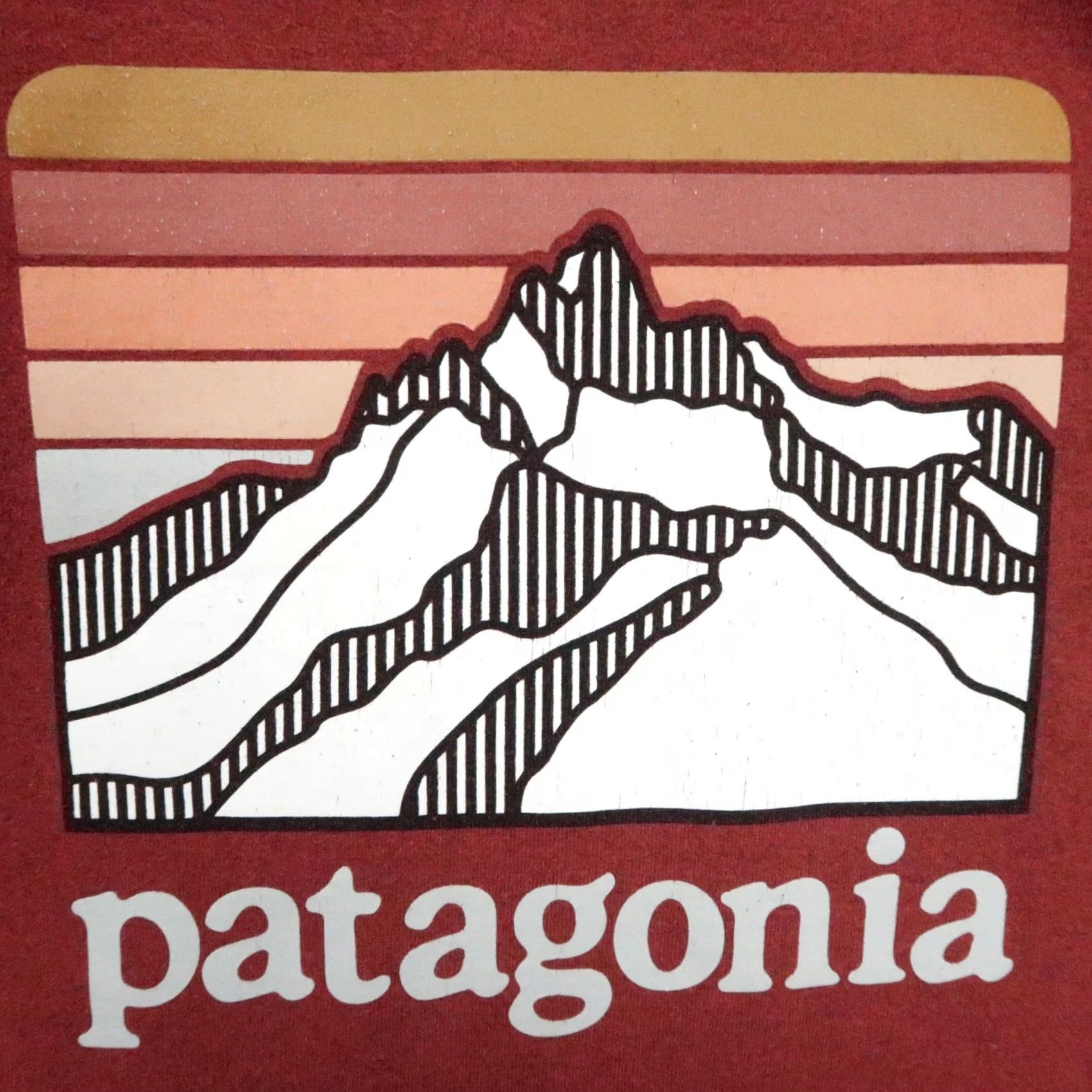 Patagonia Patagonia Hoodie Mens M Red Line Logo Ridge Uprisal Pockets Hooded Graphic Print Sweatshirt Size US M / EU 48-50 / 2 - 4 Thumbnail