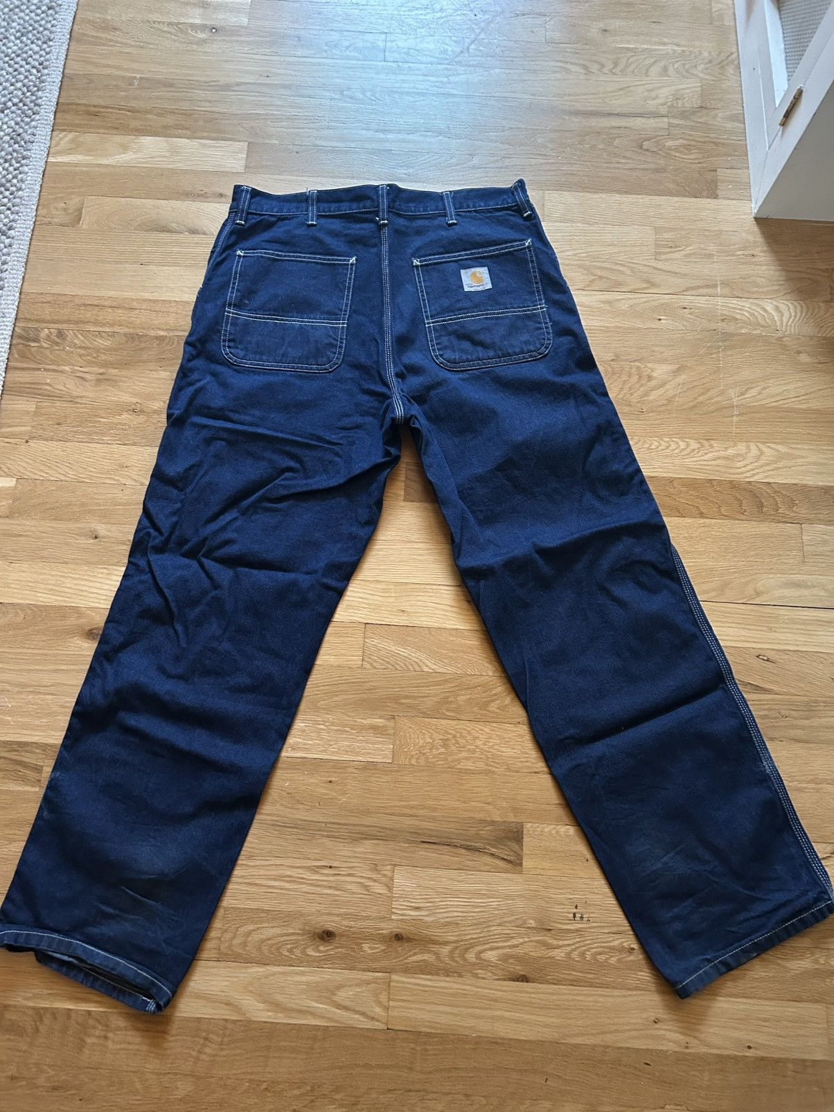 Carhartt Wip Carhartt WIP simple pant raw denim 34x32 Size US 34 / EU 50 - 1 Thumbnail
