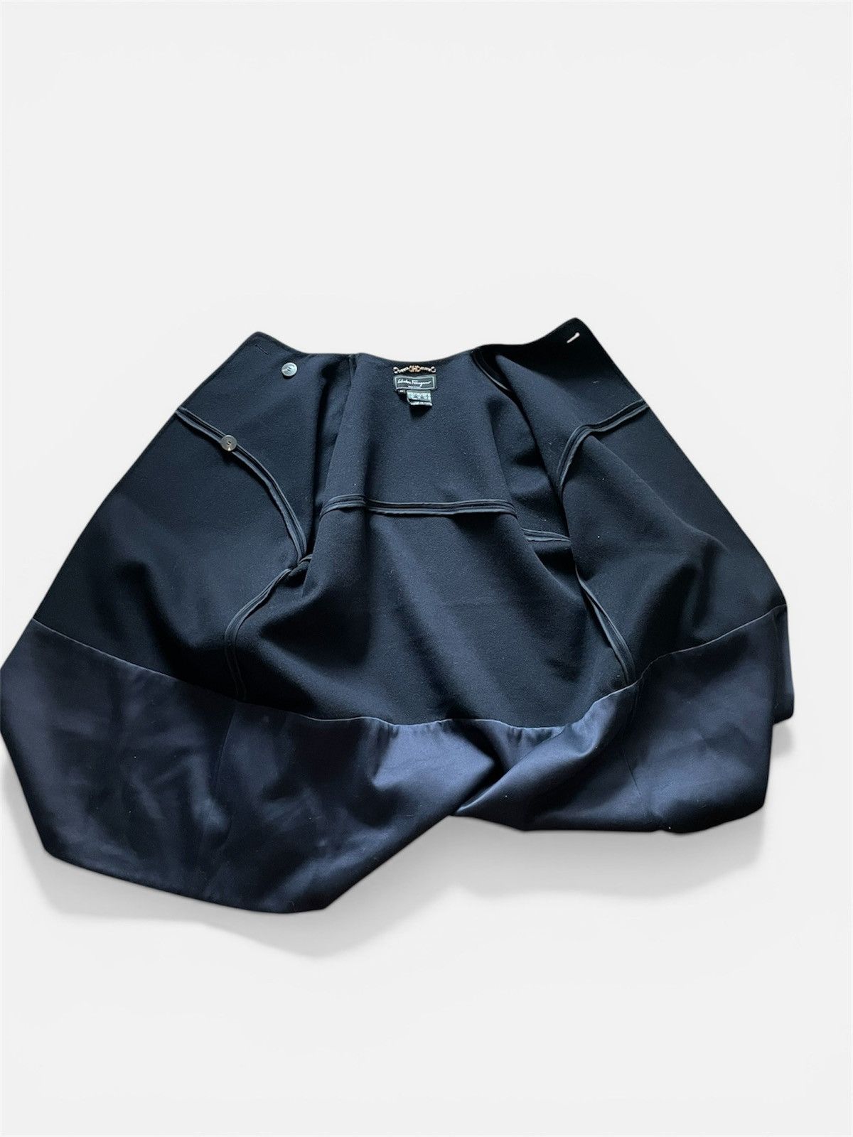 Salvatore Ferragamo ARCHIVE RARE VINTAGE SALVATORE FERRAGAMO WOOL COAT 2000s Size M / US 6-8 / IT 42-44 - 3 Thumbnail