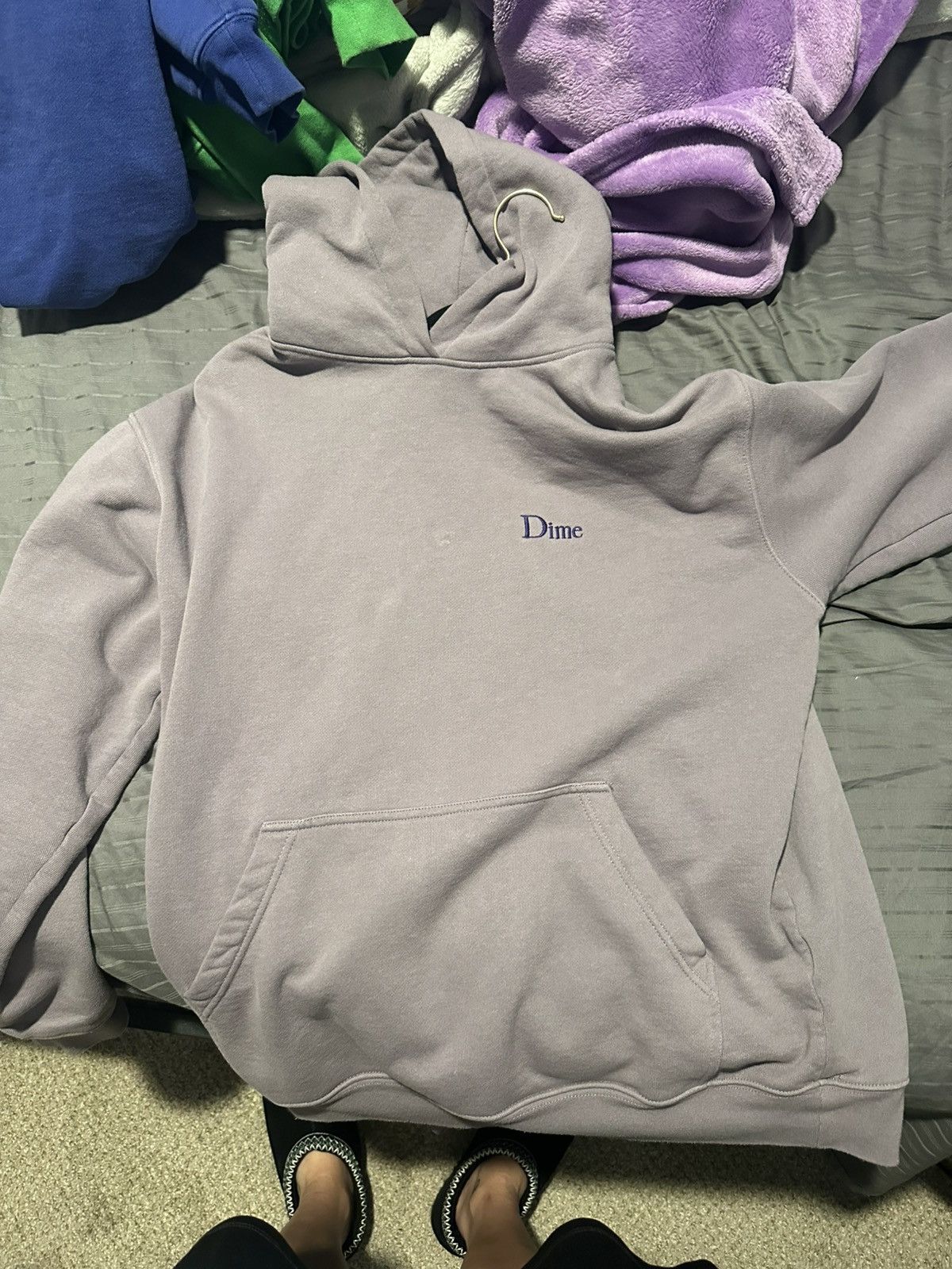 Dime Men s Dime Stripe Hoodie Grailed