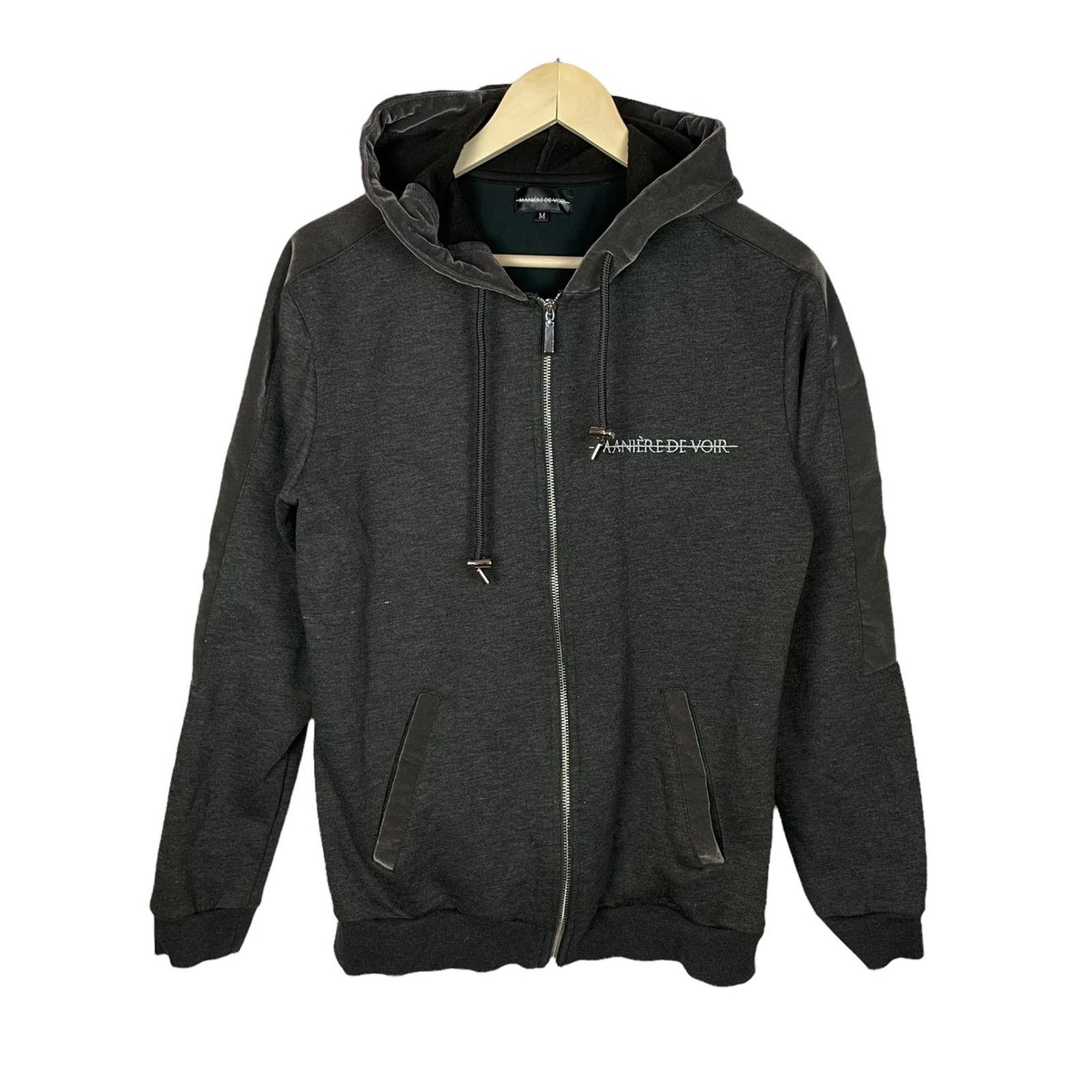 Maniere De Vior Maniere De Voir Classic Zip Hoodie with Small Embroided Logo Size US M / EU 48-50 / 2 - 1 Thumbnail
