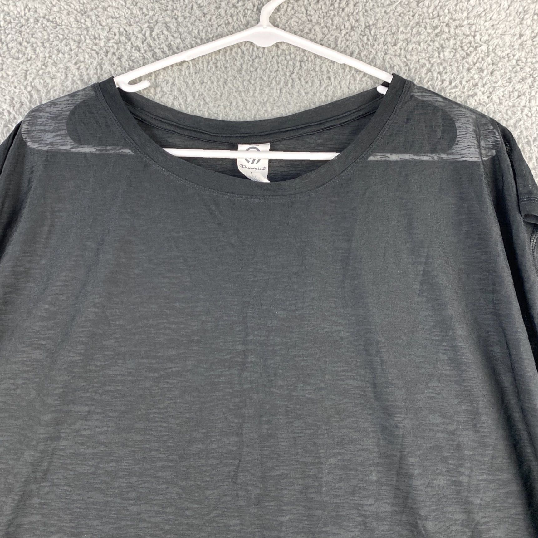 Reebok Reebok Shirt Women's Large Black Dri-Fit Running Short Sleeve Active / 45-13 Size L / US 10 / IT 46 - 2 Thumbnail