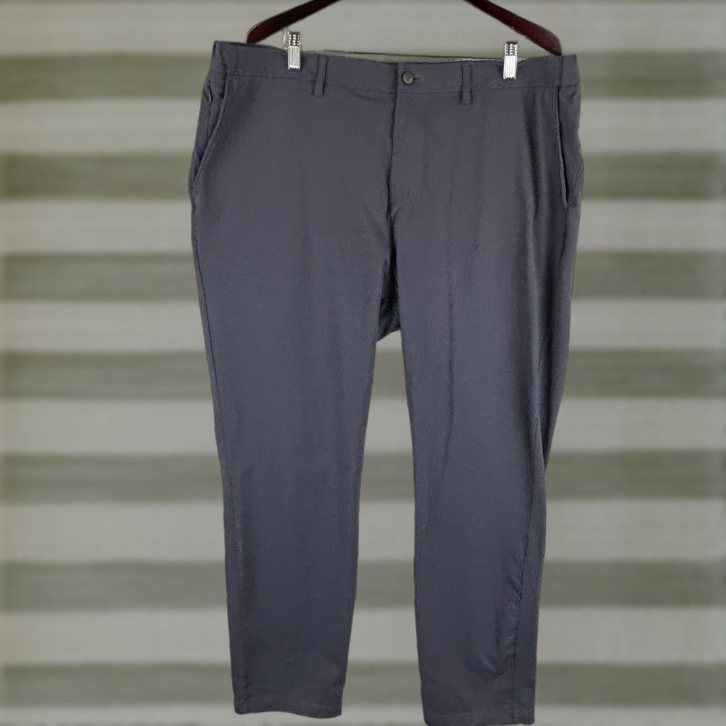 Vintage Public Rec Dealmaker Pants Men 42x32 Charcoal Gray Golf Stretch Casual Chino Shirt? Size US 42 / EU 58 - 1 Thumbnail