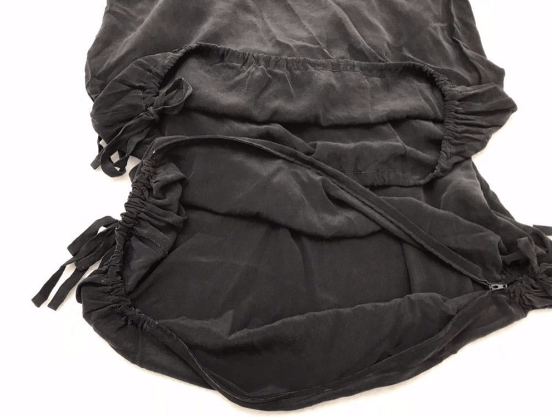 Yohji Yamamoto Yohji Yamamoto Femme - Silk Balloon Skirt Pant Black Size 40" / US 18 - 9 Thumbnail