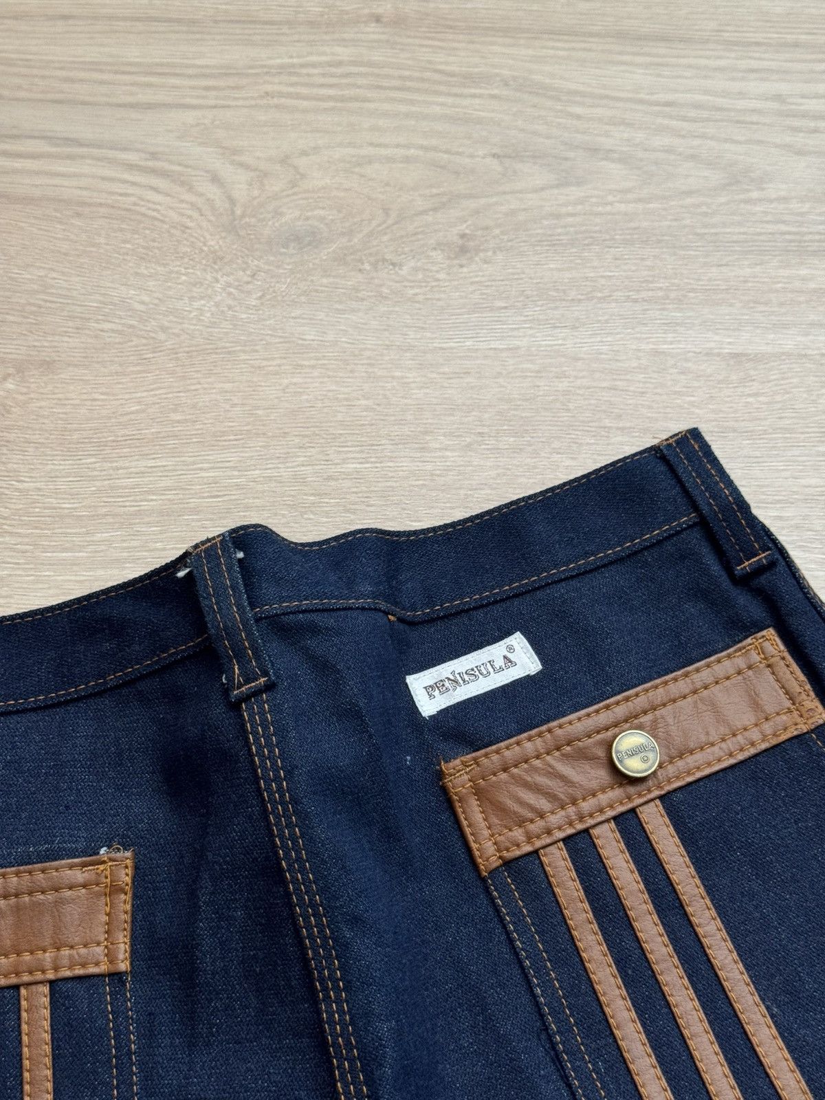 Haute Hippie Vintage 70-80’s Penisula Women’s Hippie Denim Jeans Pants Size 34" / US 12 / IT 48 - 4 Thumbnail