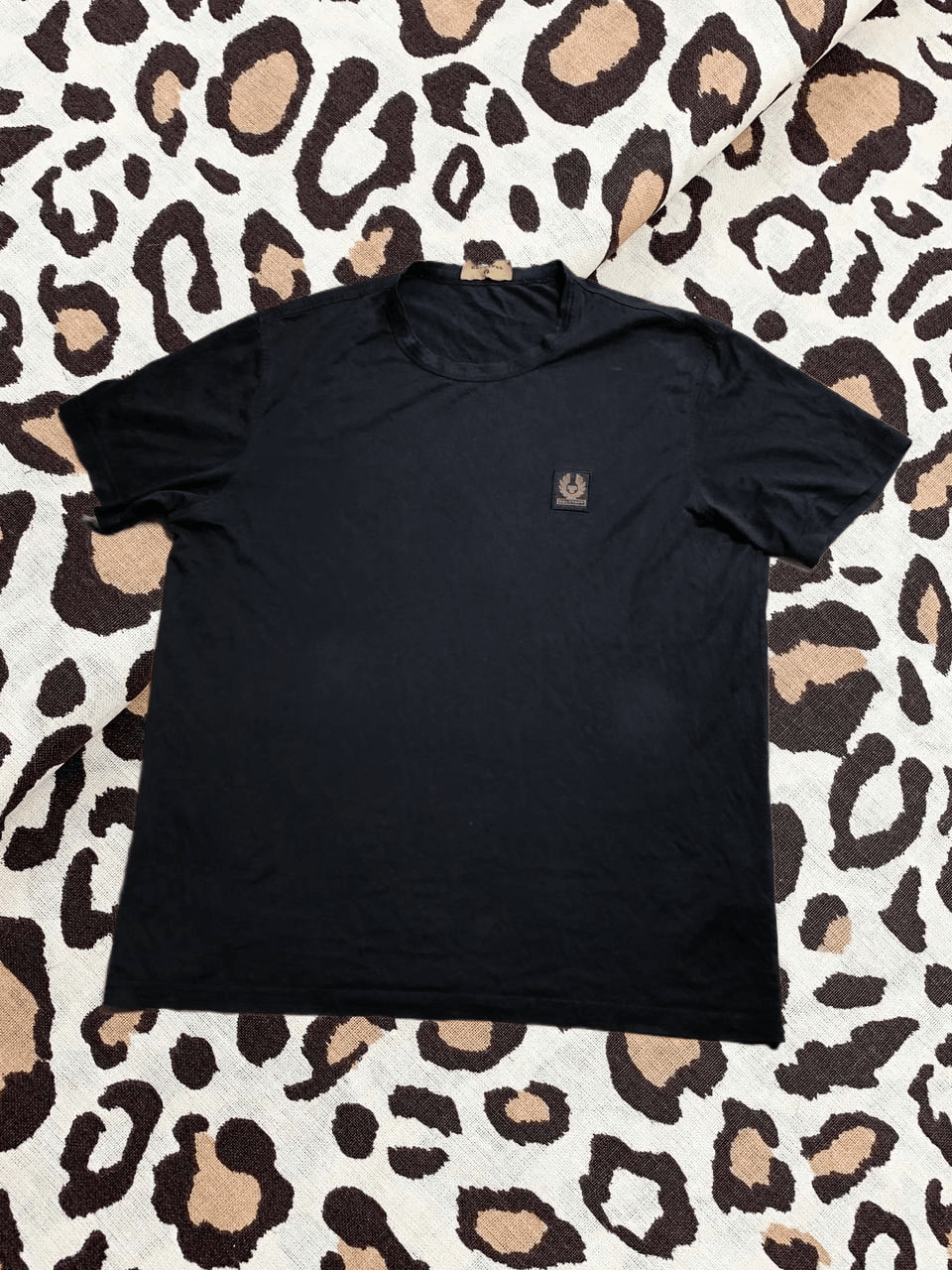 Belstaff Belstaff logo-patch Crew Neck T-shirt STREETWEAR Size US XL / EU 56 / 4 - 1 Thumbnail