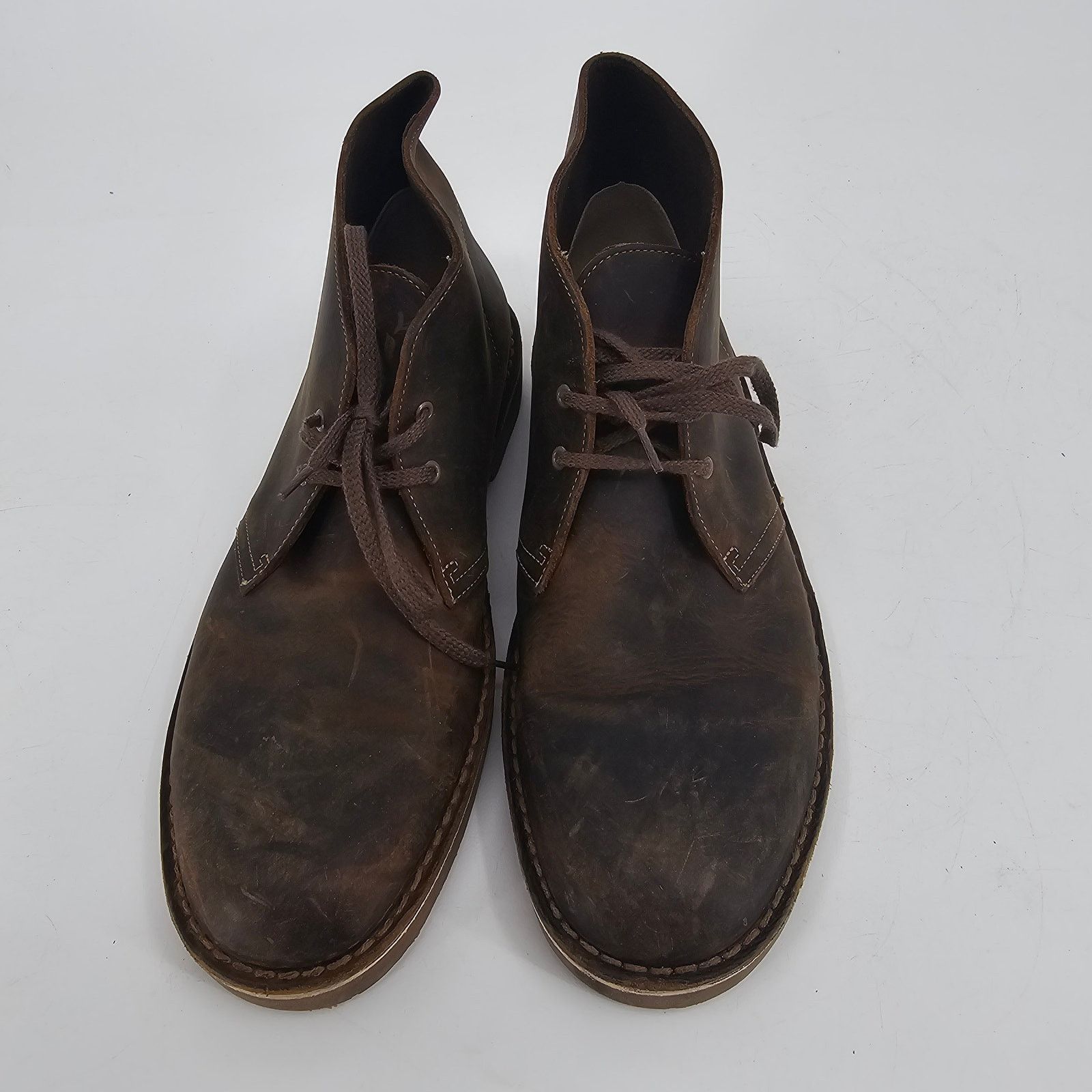 Clarks Clarks Mens Bushacre 2 Chukka Boot Brown Beeswax 11 Size US 11 / EU 44 - 2 Thumbnail
