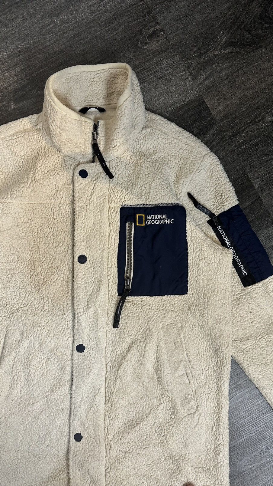 Other National Geographic Long Fleece Coat / Sherpa Parka Size US L / EU 52-54 / 3 - 5 Thumbnail