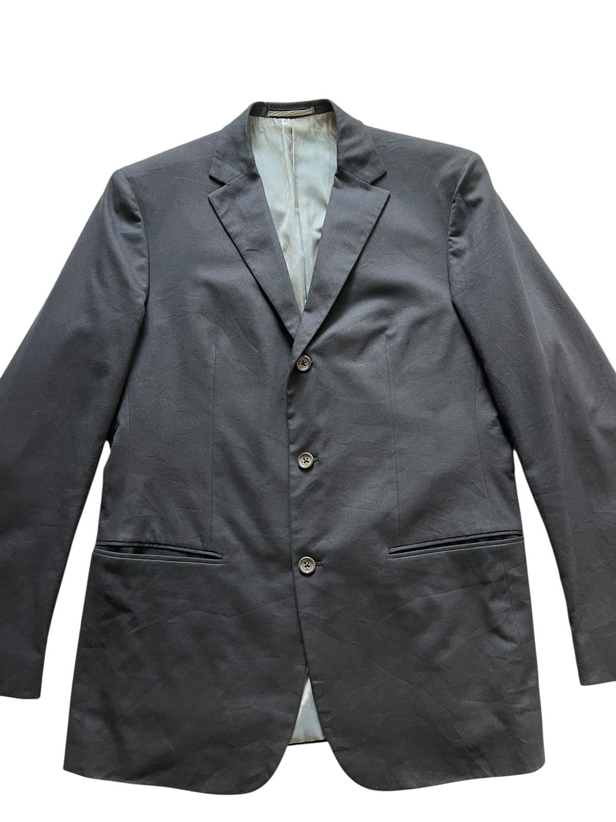 Jil Sander Jill Sander Navy Blazer Jacket Size 52L - 6 Thumbnail