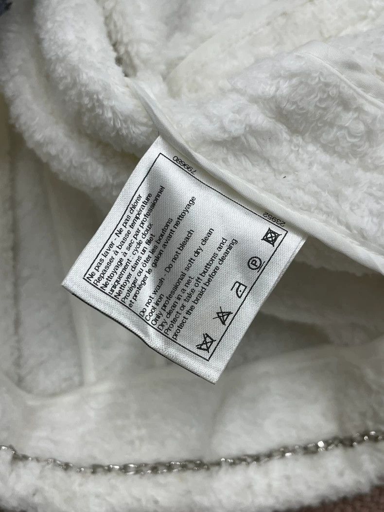 Chanel Chanel White towel blue and silver rolled coat Size XXS / US 00 / IT 34 - 6 Thumbnail