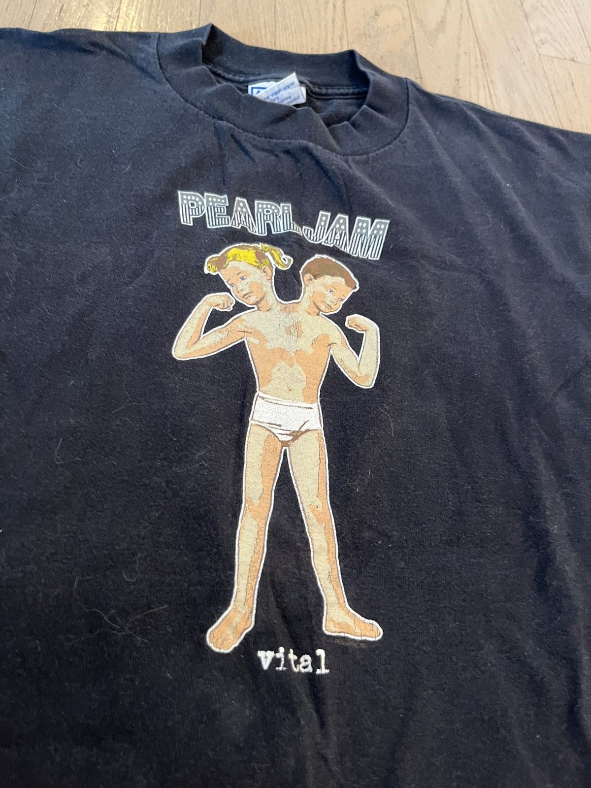 Band Tees × Vintage Black Vintage Pearl Jam Vital 90s shirt Size US L / EU 52-54 / 3 - 2 Thumbnail