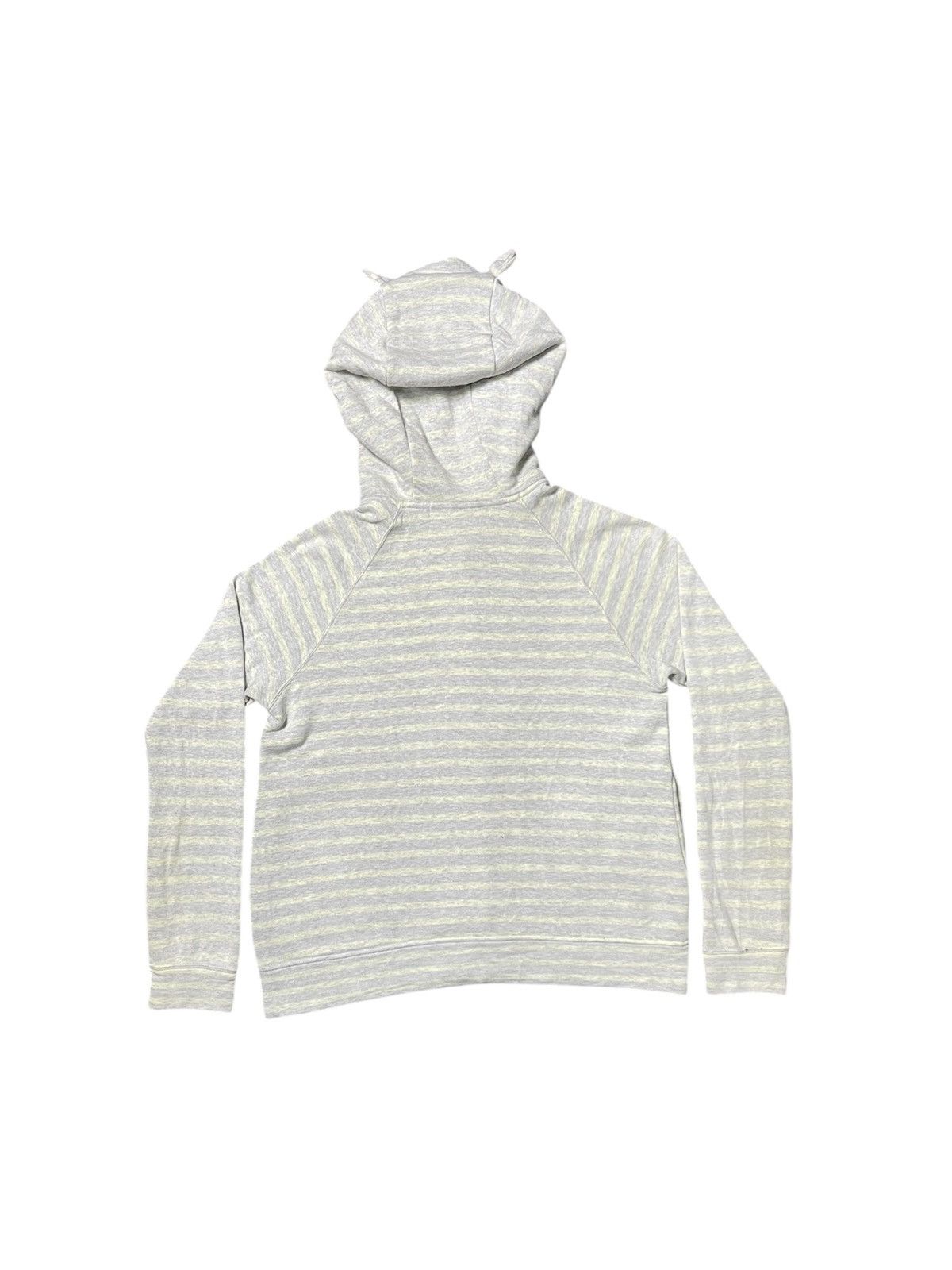 mercibeaucoup 2000s ISSEY MIYAKE BEAR EARS BUTTON UP HOODIE DISTRESSED Size US M / EU 48-50 / 2 - 2 Thumbnail