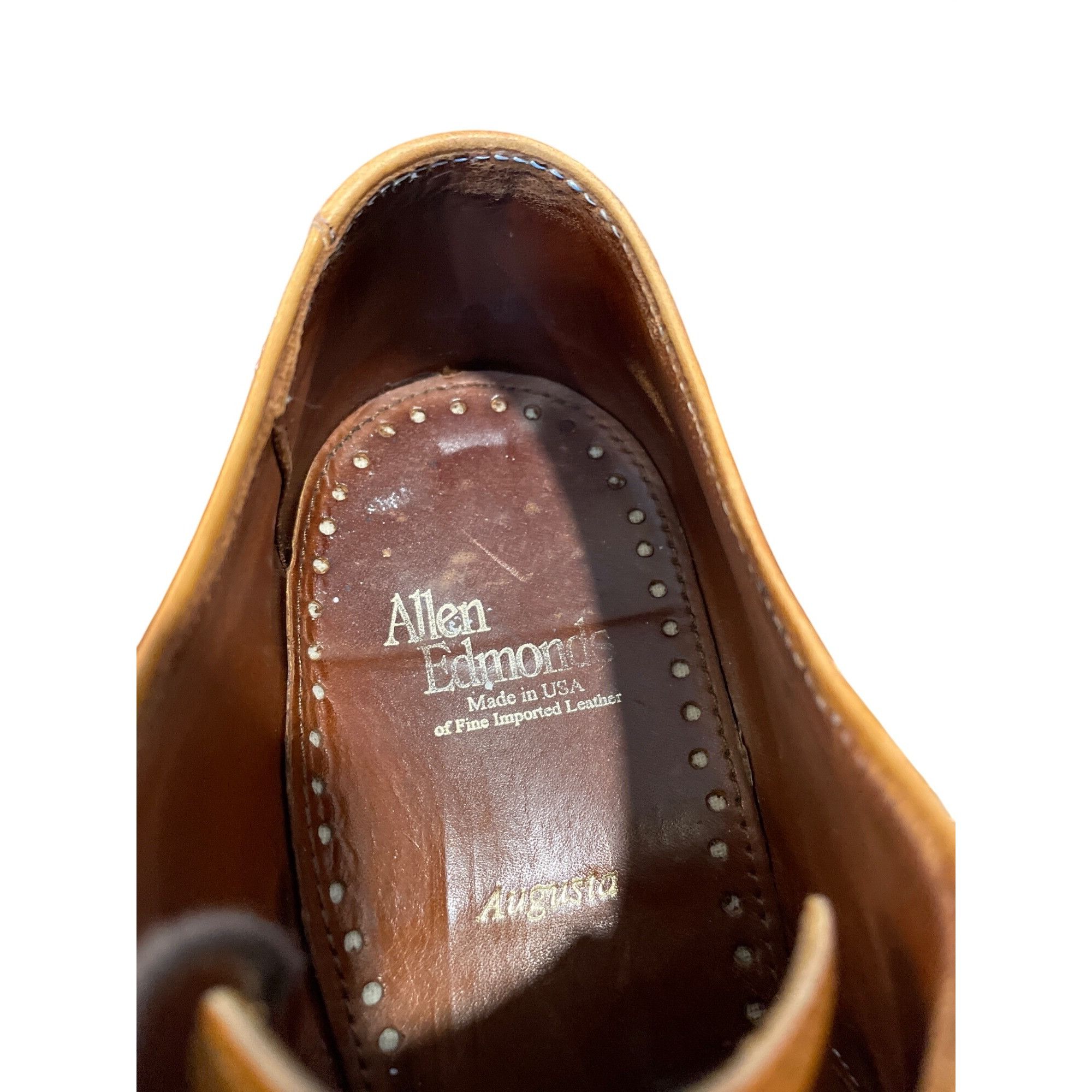 Allen Edmonds Allen Edmonds Augusta mens USA VTg brown leather oxford dre Size US 8.5 / EU 41-42 - 10 Thumbnail