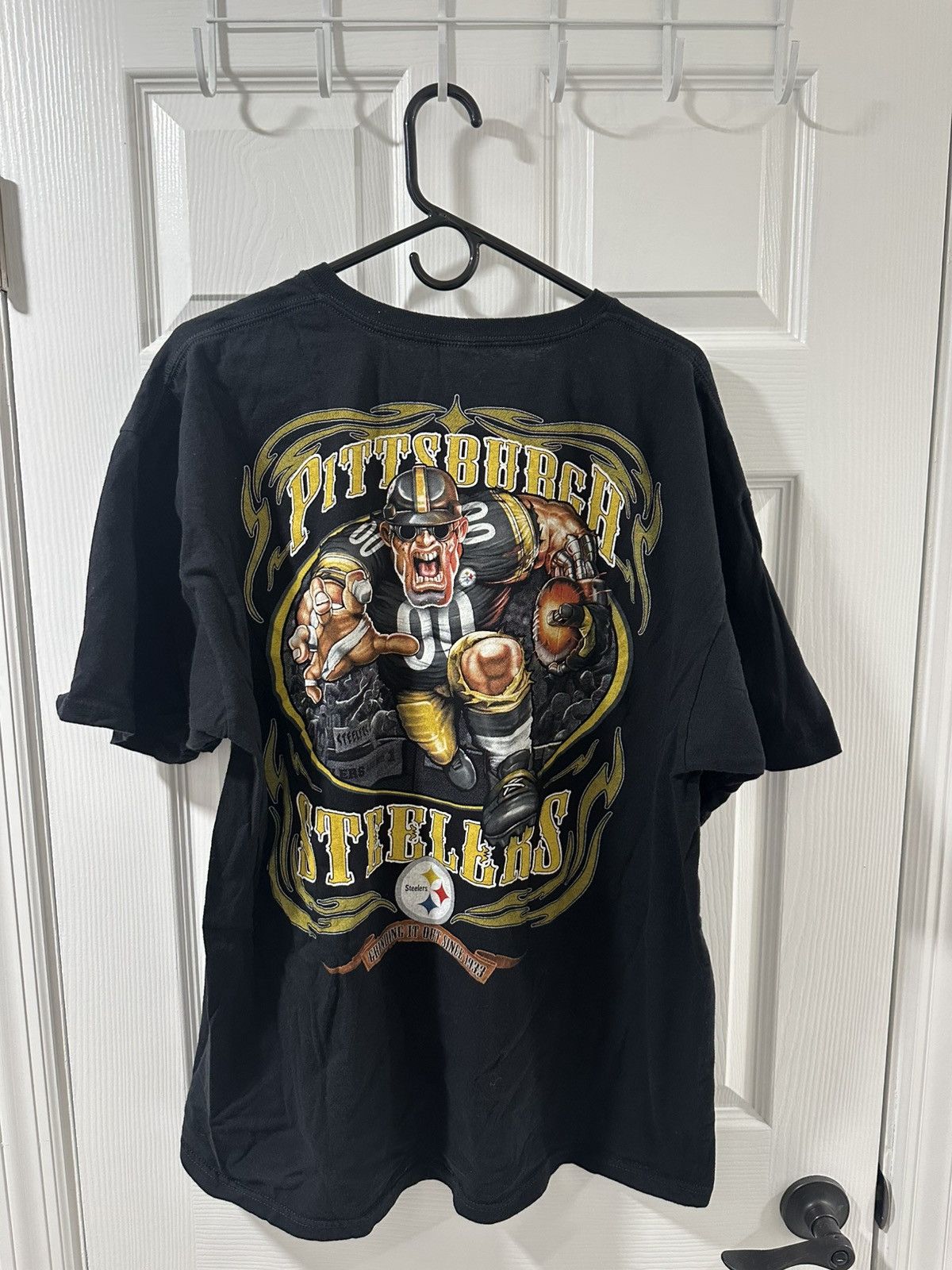 Other VTG Y2K Pittsburgh Steelers NFL Black Short Sleeve Size XL Size US XL / EU 56 / 4 - 5 Thumbnail