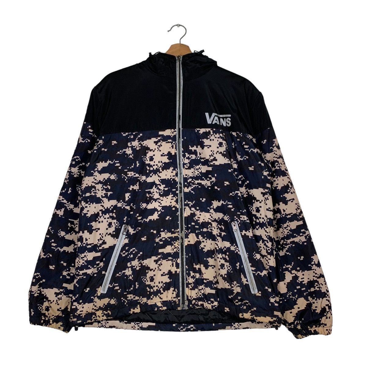 Vans VANS Of The Wall Digital Camo Hoodie Jacket #0455-C21 Size US XL / EU 56 / 4 - 1 Thumbnail