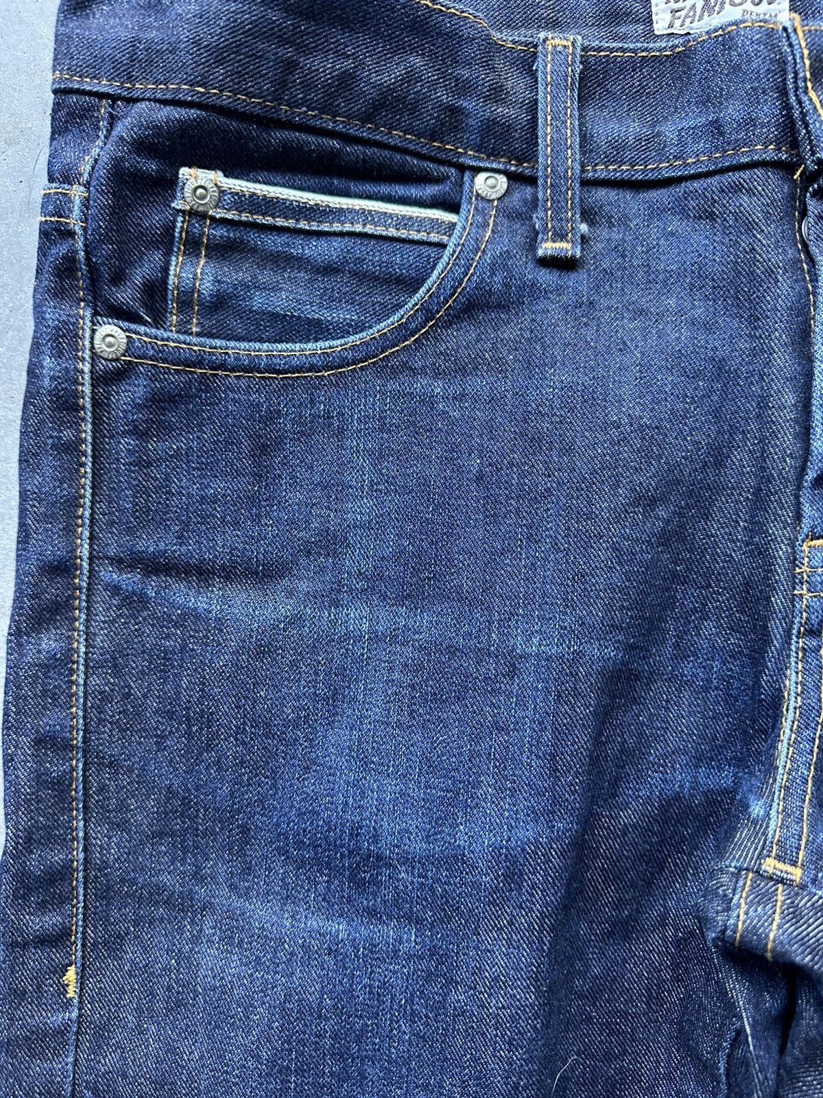 Naked & Famous Indigo Japanese Raw Denim Skinny Jeans Size US 31 - 3 Thumbnail