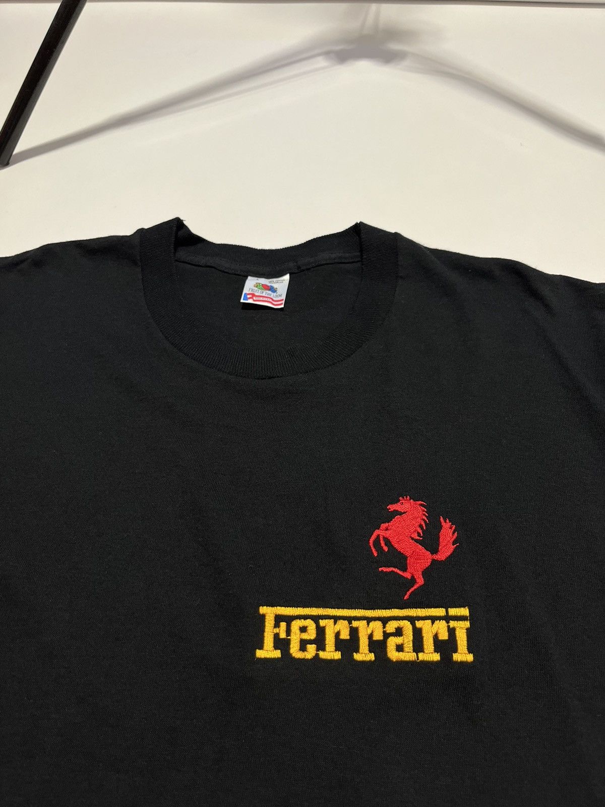 Ferrari Vintage 90’s Ferrari single stitch boxy fit black tee Size US L / EU 52-54 / 3 - 2 Thumbnail