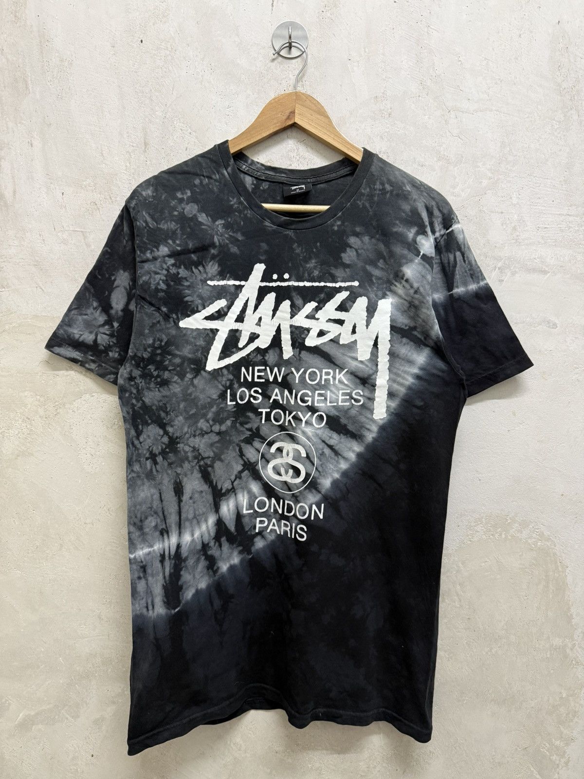 Stussy Stussy 2013 Spring Collection World Tour Tie Dye Shirt Size US M / EU 48-50 / 2 - 1 Thumbnail