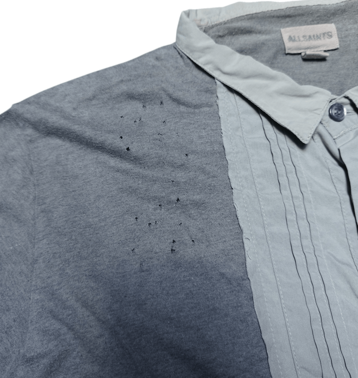 Allsaints Allsaints distressed shirt Size US S / EU 44-46 / 1 - 3 Thumbnail