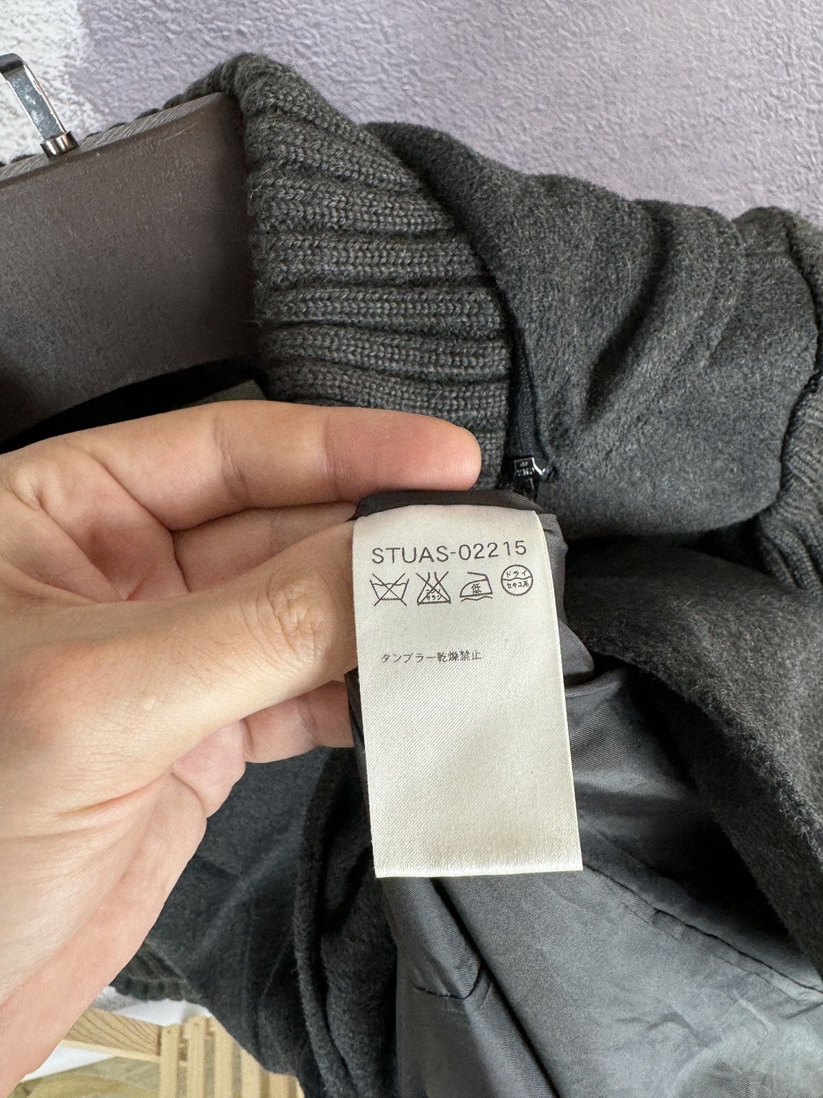 Japanese Brand A.R.T by Ofuon wool grey full zip hooded jacket coat Japan Size M / US 6-8 / IT 42-44 - 10 Thumbnail
