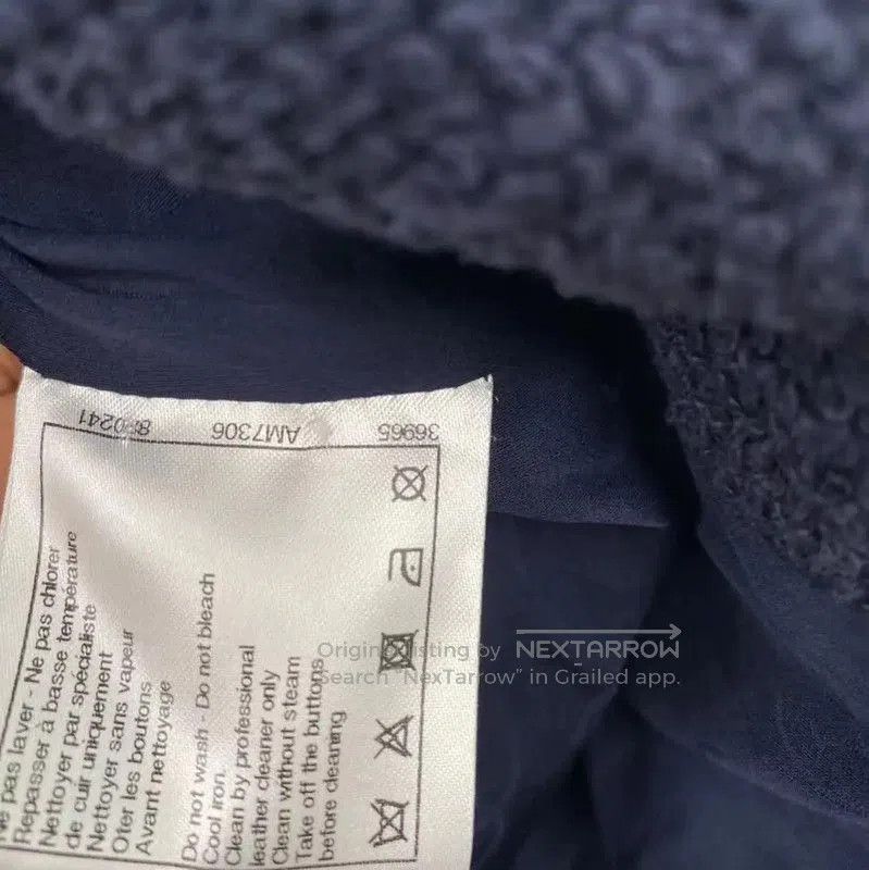 Chanel Chanel Navy Blue Women's Trench Coat . Size XXS / US 00 / IT 34 - 4 Thumbnail