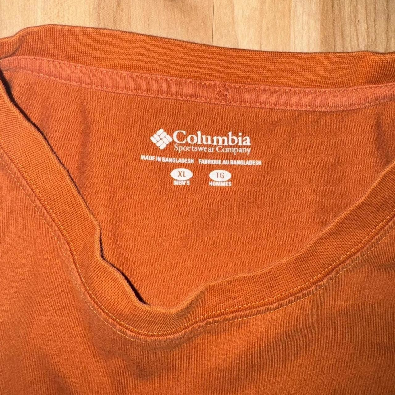 Designer Vintage Columbia burnt orange long sleeve tee Size US XL / EU 56 / 4 - 3 Thumbnail