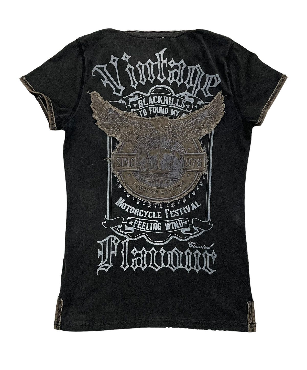 Japanese Brand Japanese Brand Glitz Motorcycle Festival Hooded Tshirt Size M / US 6-8 / IT 42-44 - 8 Thumbnail